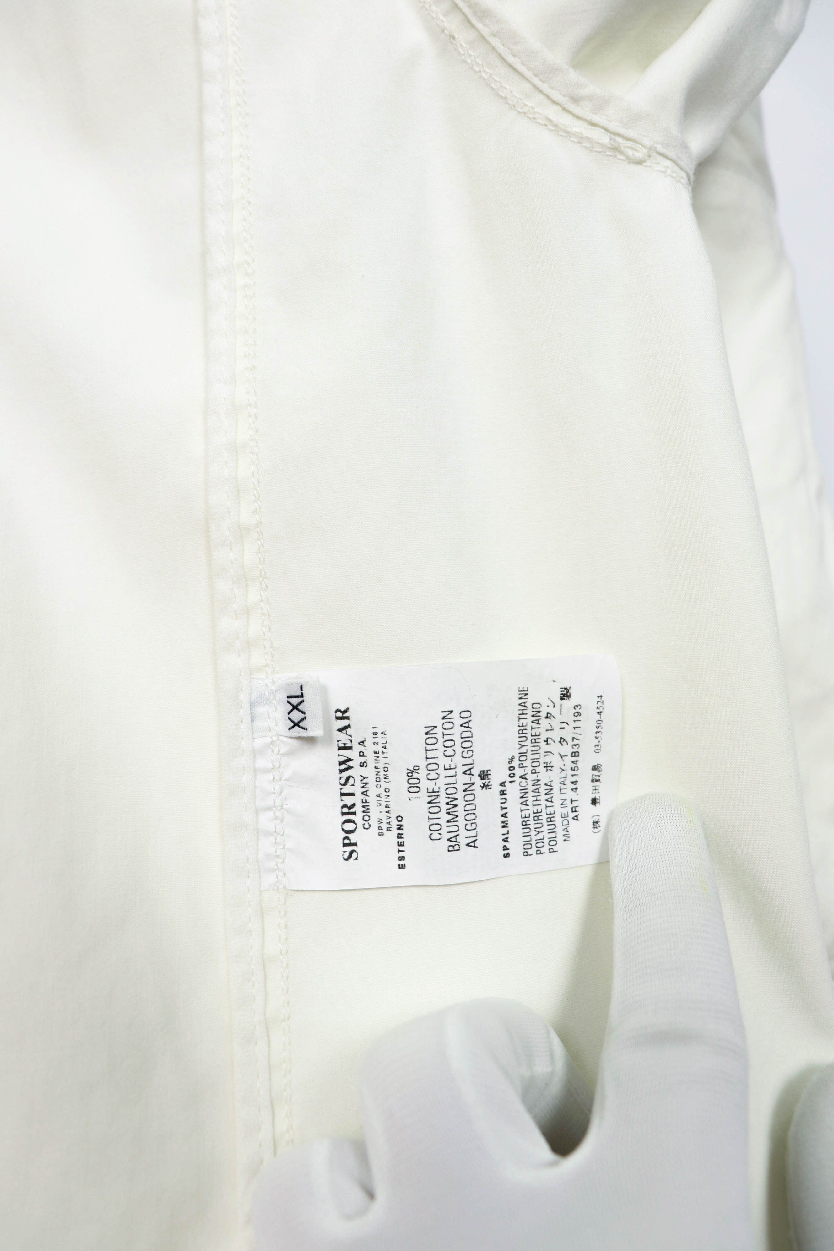Stone Island Stone Island S/S 2006 Vintage Riot Face Mask White Jacket Size US XL / EU 56 / 4 - 18 Thumbnail