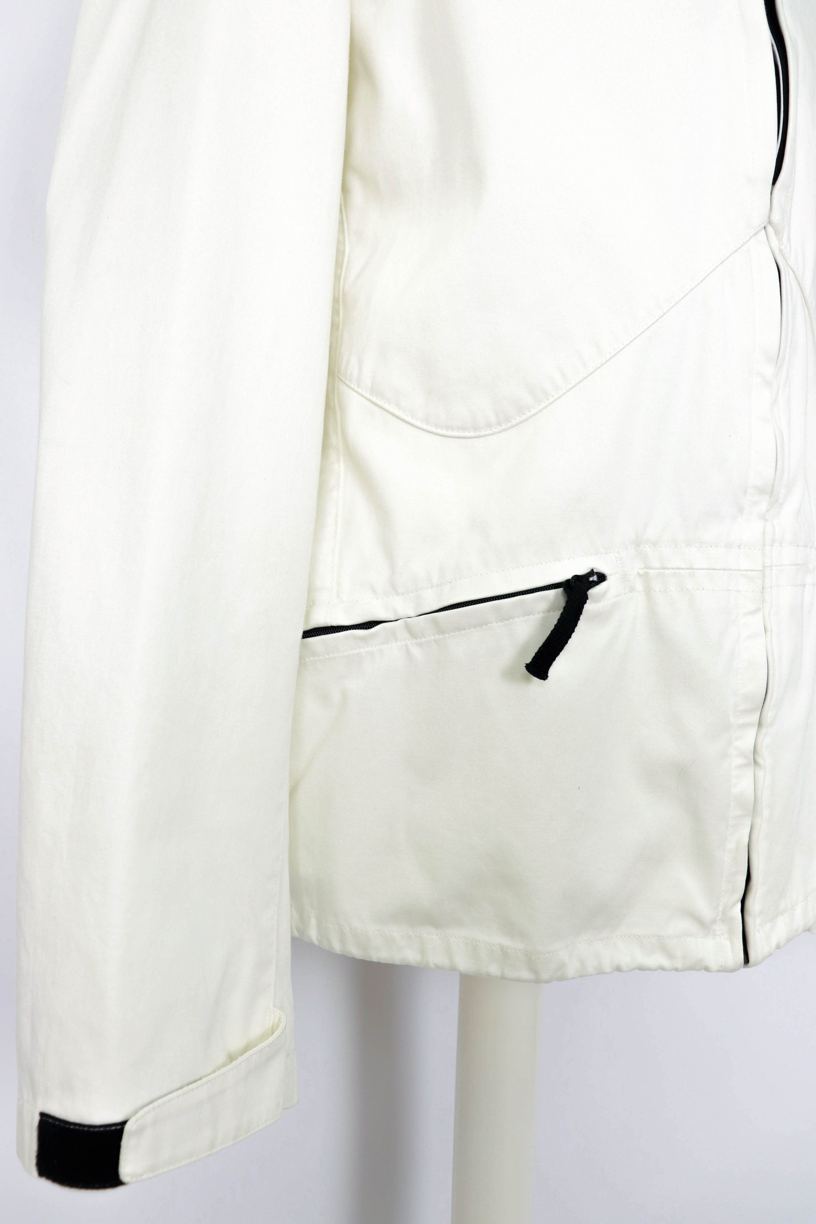 Stone Island Stone Island S/S 2006 Vintage Riot Face Mask White Jacket Size US XL / EU 56 / 4 - 9 Thumbnail