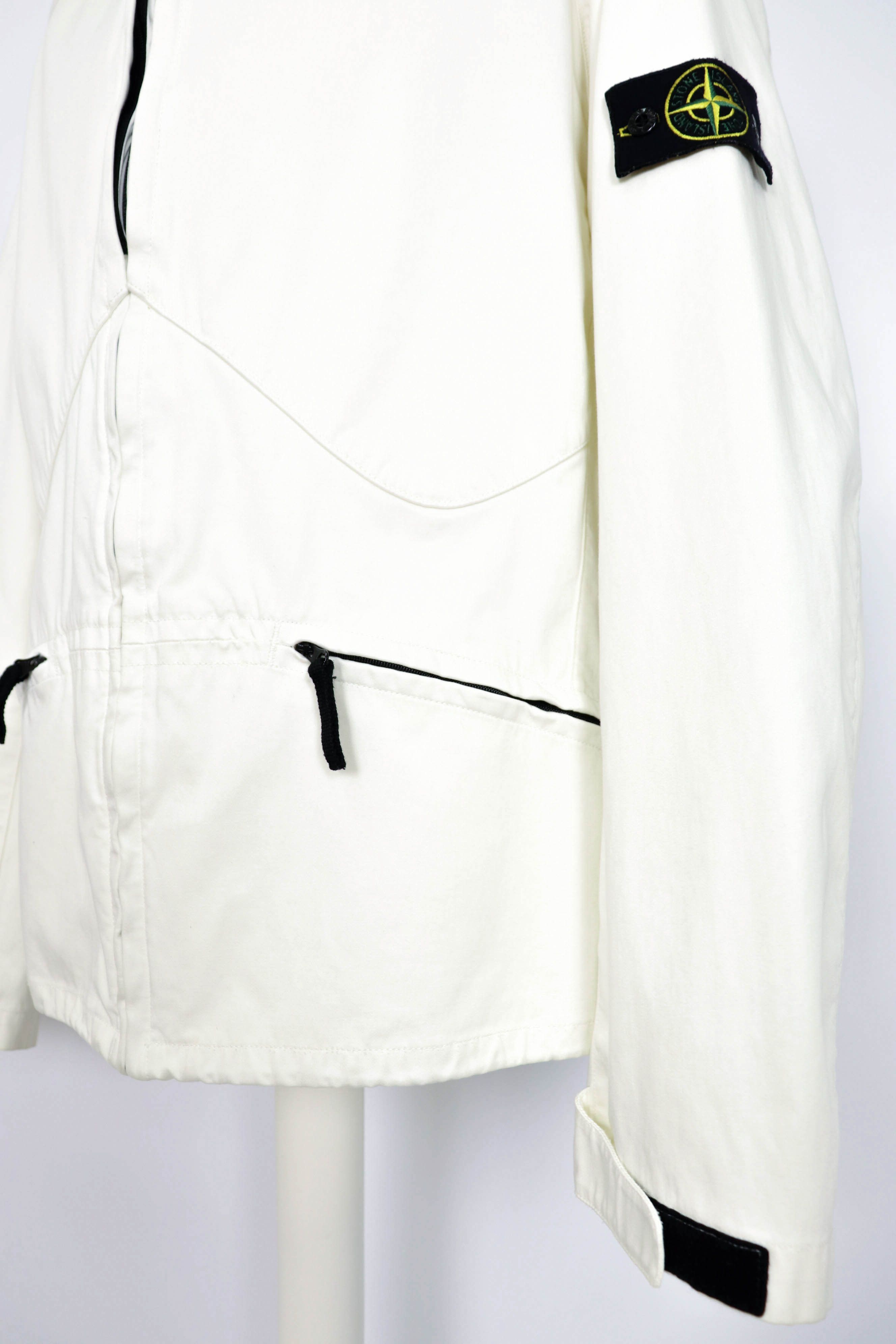 Stone Island Stone Island S/S 2006 Vintage Riot Face Mask White Jacket Size US XL / EU 56 / 4 - 10 Thumbnail