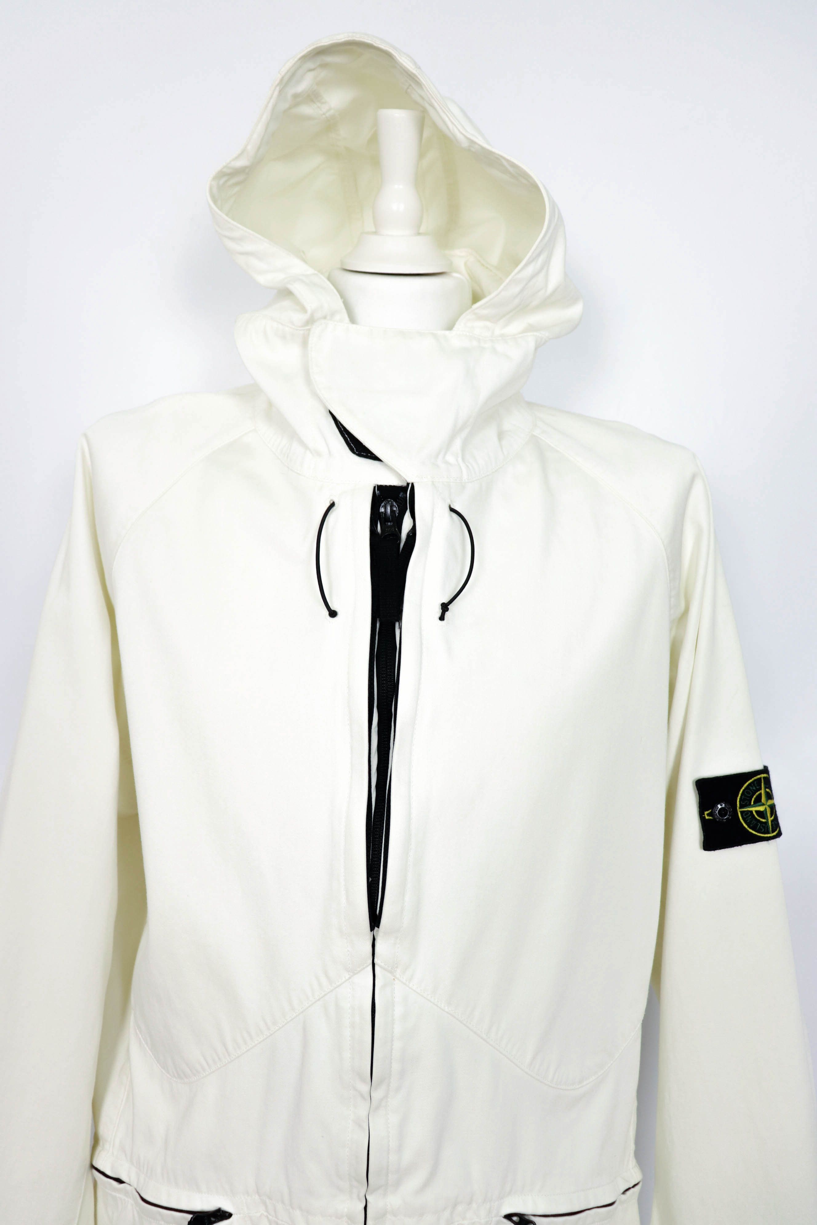 Stone Island Stone Island S/S 2006 Vintage Riot Face Mask White Jacket Size US XL / EU 56 / 4 - 6 Thumbnail