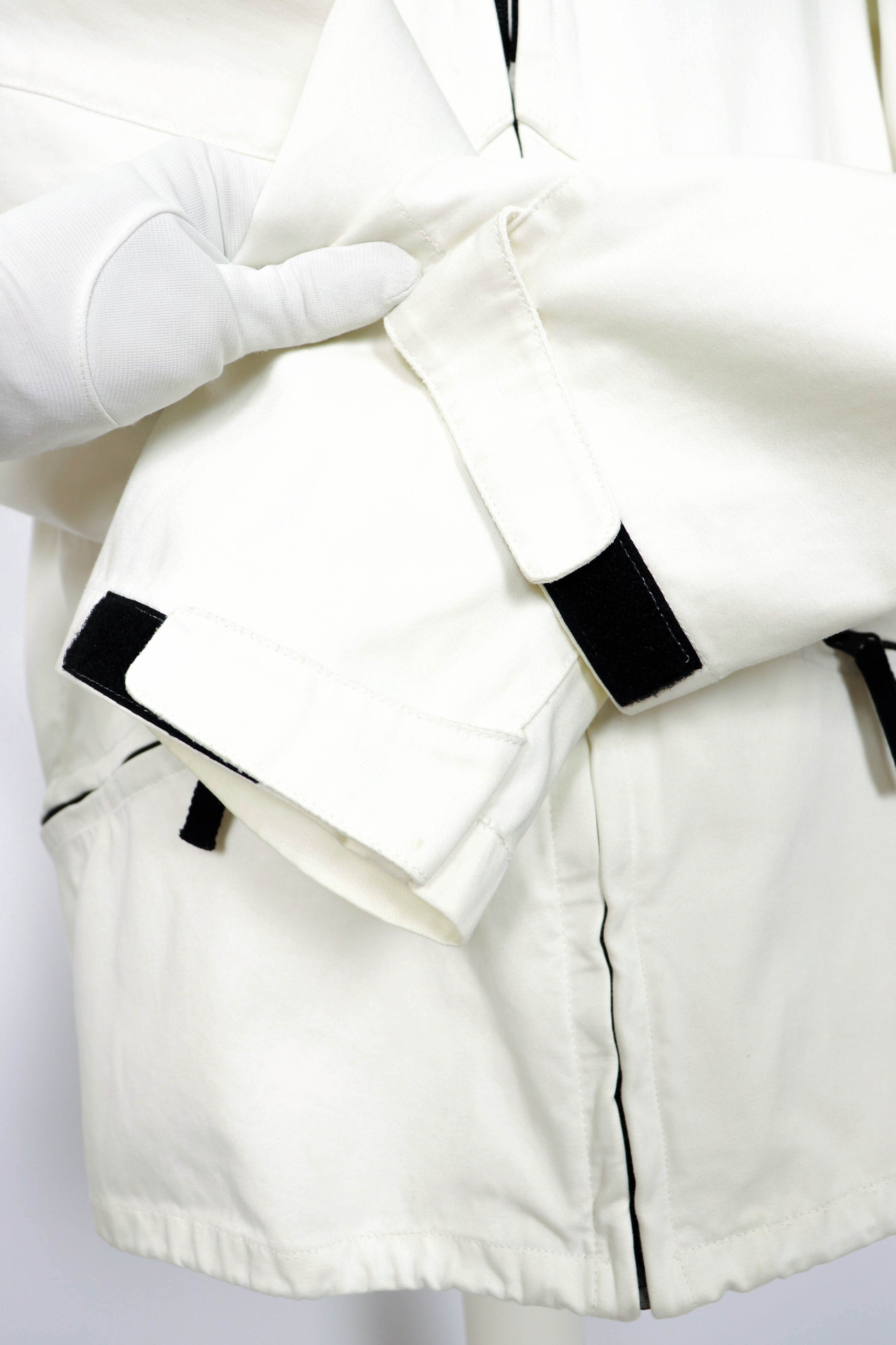 Stone Island Stone Island S/S 2006 Vintage Riot Face Mask White Jacket Size US XL / EU 56 / 4 - 13 Thumbnail