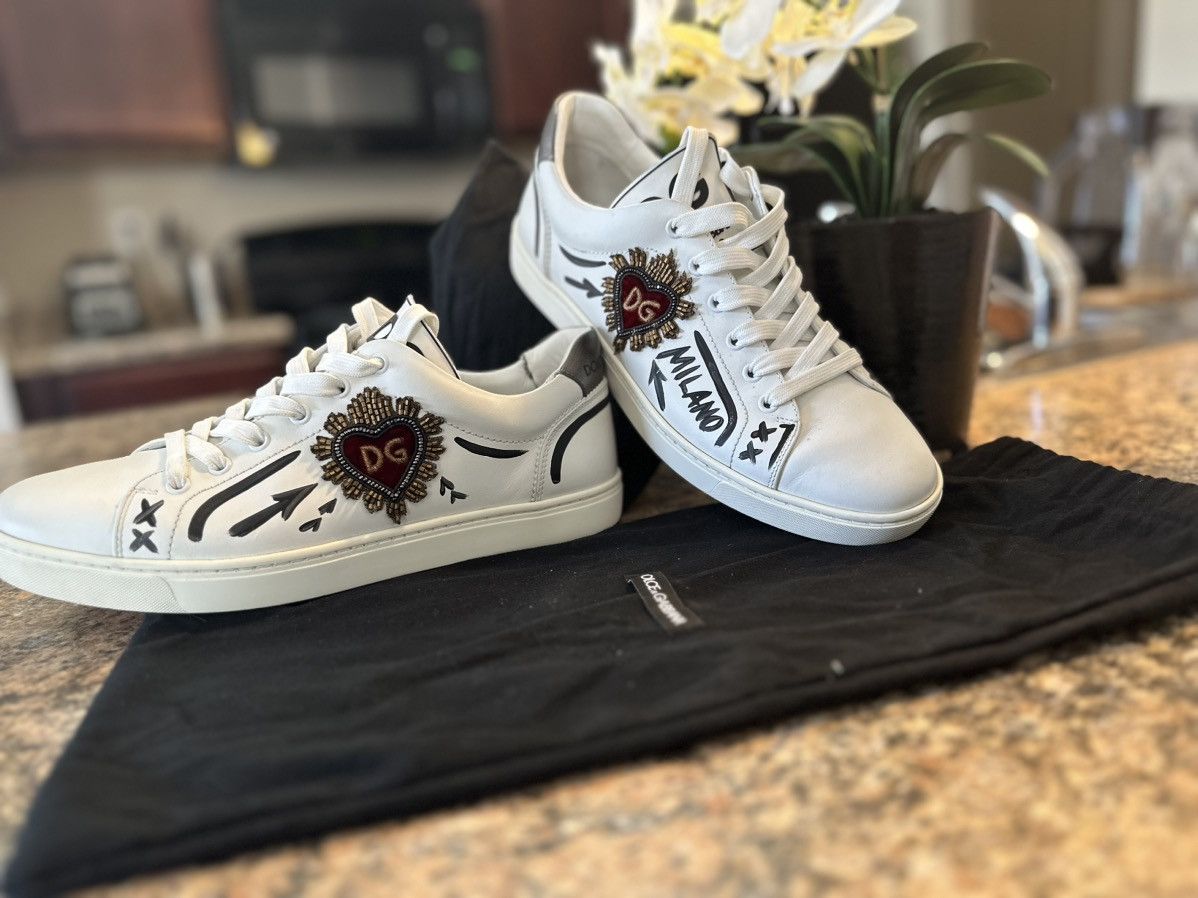 DOLCE&GABBANA DGVIB3 ディアスキン ヴィンテージ風 スニーカー カッコイイ風 Dolce&Gabbana スーパーコピー スニーカー
