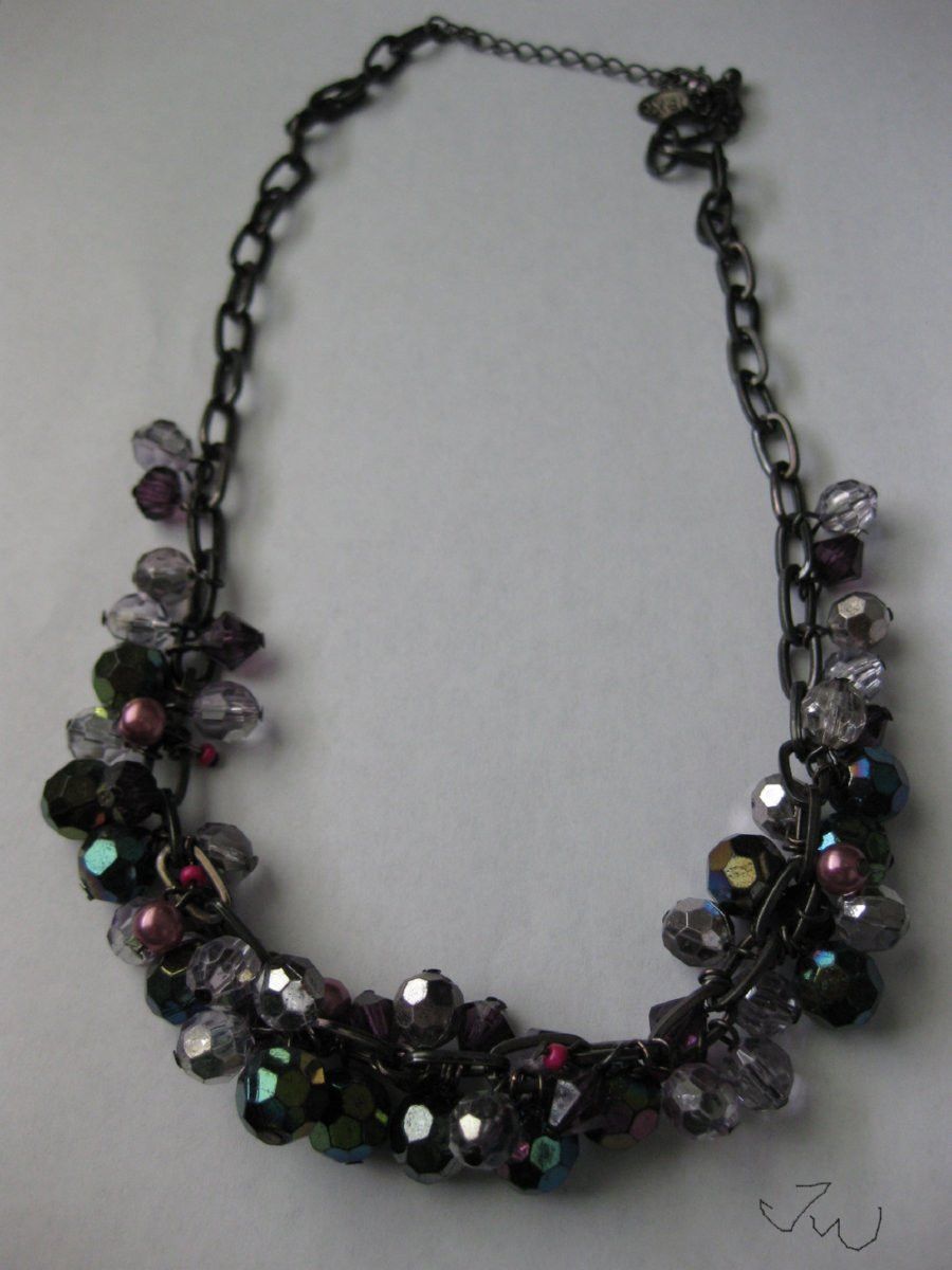 Jewelry Crystal Beads Chain Necklace Size ONE SIZE - 2 Thumbnail