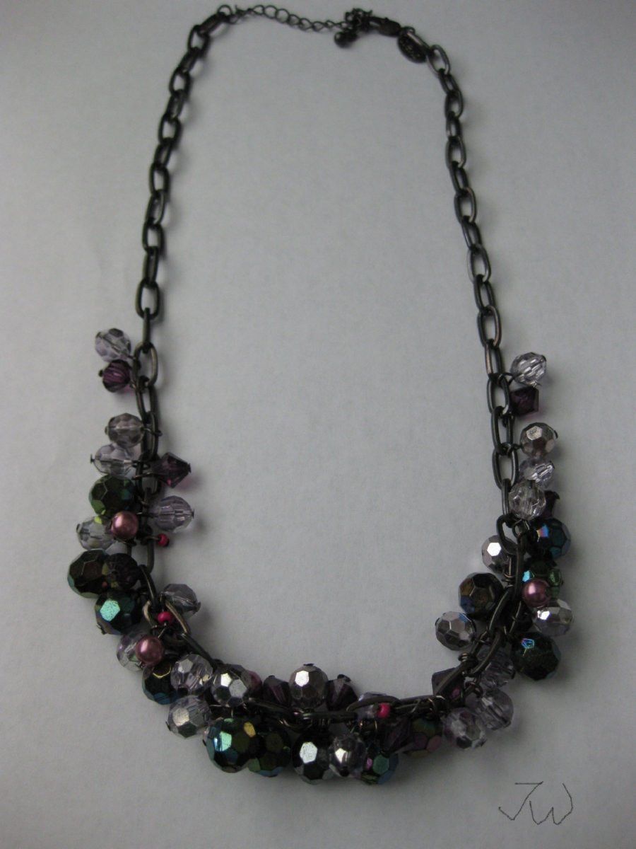 Jewelry Crystal Beads Chain Necklace Size ONE SIZE - 1 Thumbnail