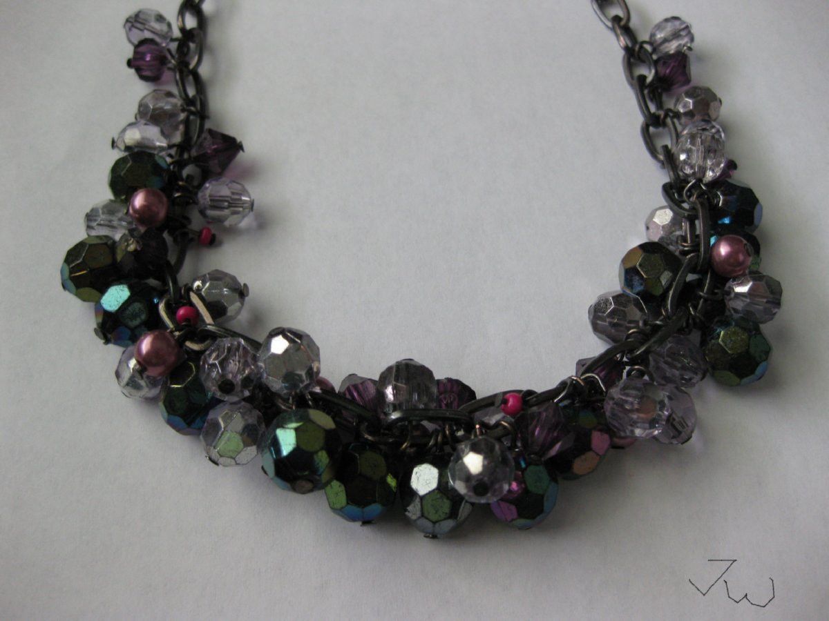 Jewelry Crystal Beads Chain Necklace Size ONE SIZE - 4 Thumbnail
