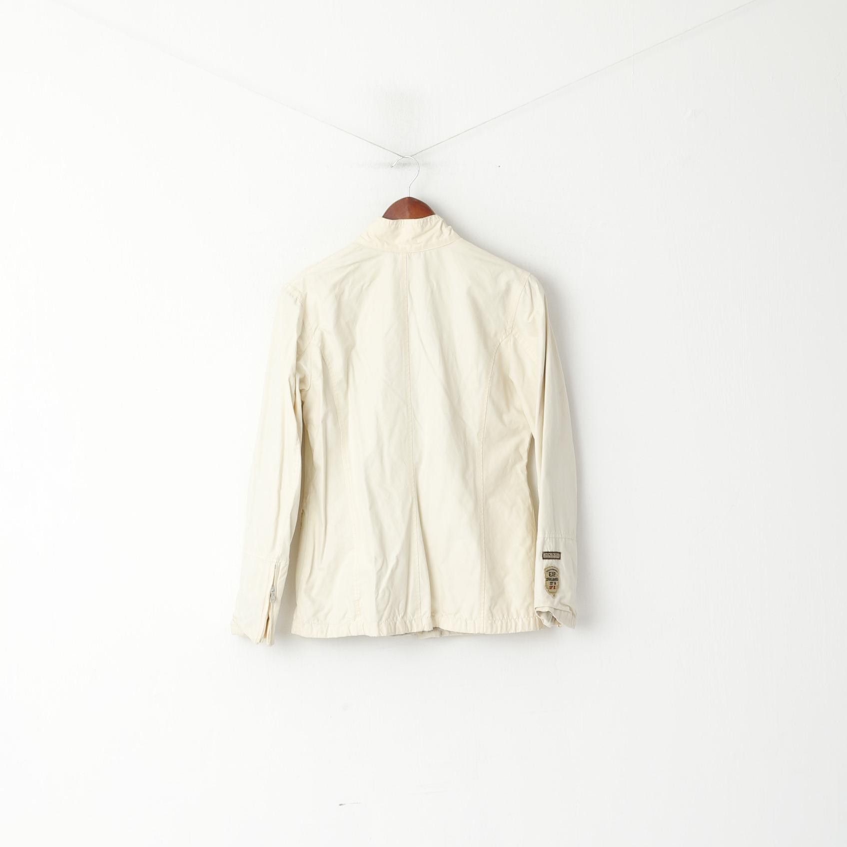 Napapijri Napapijri Women S Jacket Property Cream 1125 Size S / US 4 / IT 40 - 8 Thumbnail