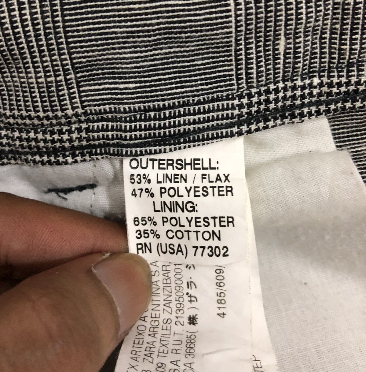 Designer × Vintage ZARA MAN PANTS Size US 34 / EU 50 - 13 Thumbnail