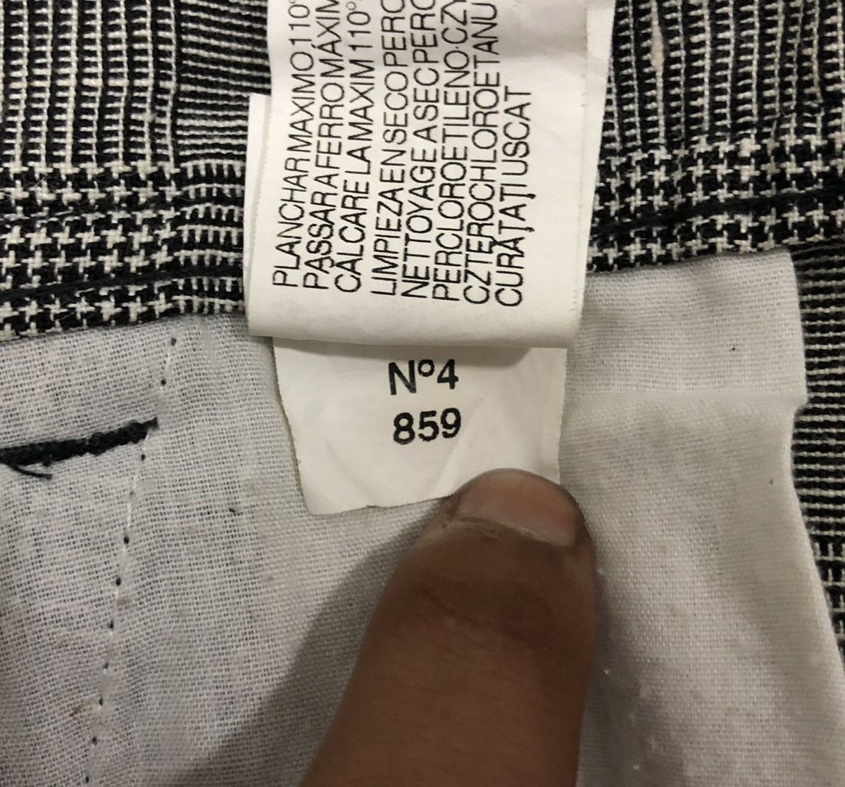 Designer × Vintage ZARA MAN PANTS Size US 34 / EU 50 - 20 Thumbnail