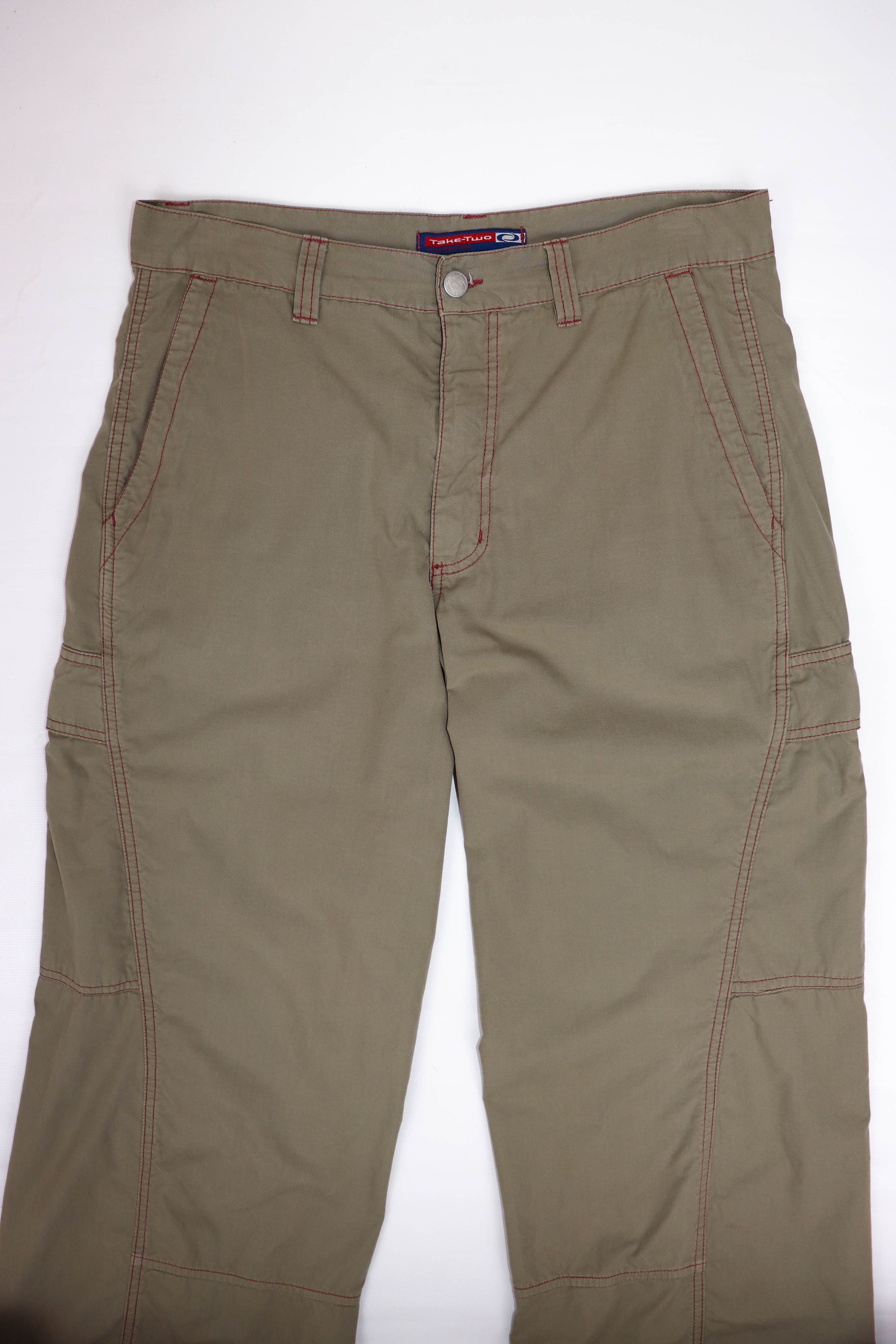 Vintage Take-Two Innovation 2000 Vintage Y2K Tactical Cargo Pants Size US 33 - 3 Thumbnail