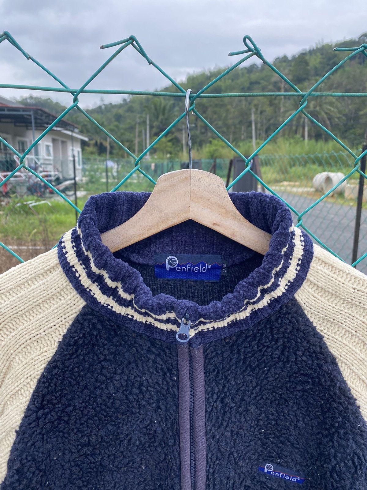 Penfield Penfield sherpa cable knit sweater Size US L / EU 52-54 / 3 - 4 Thumbnail