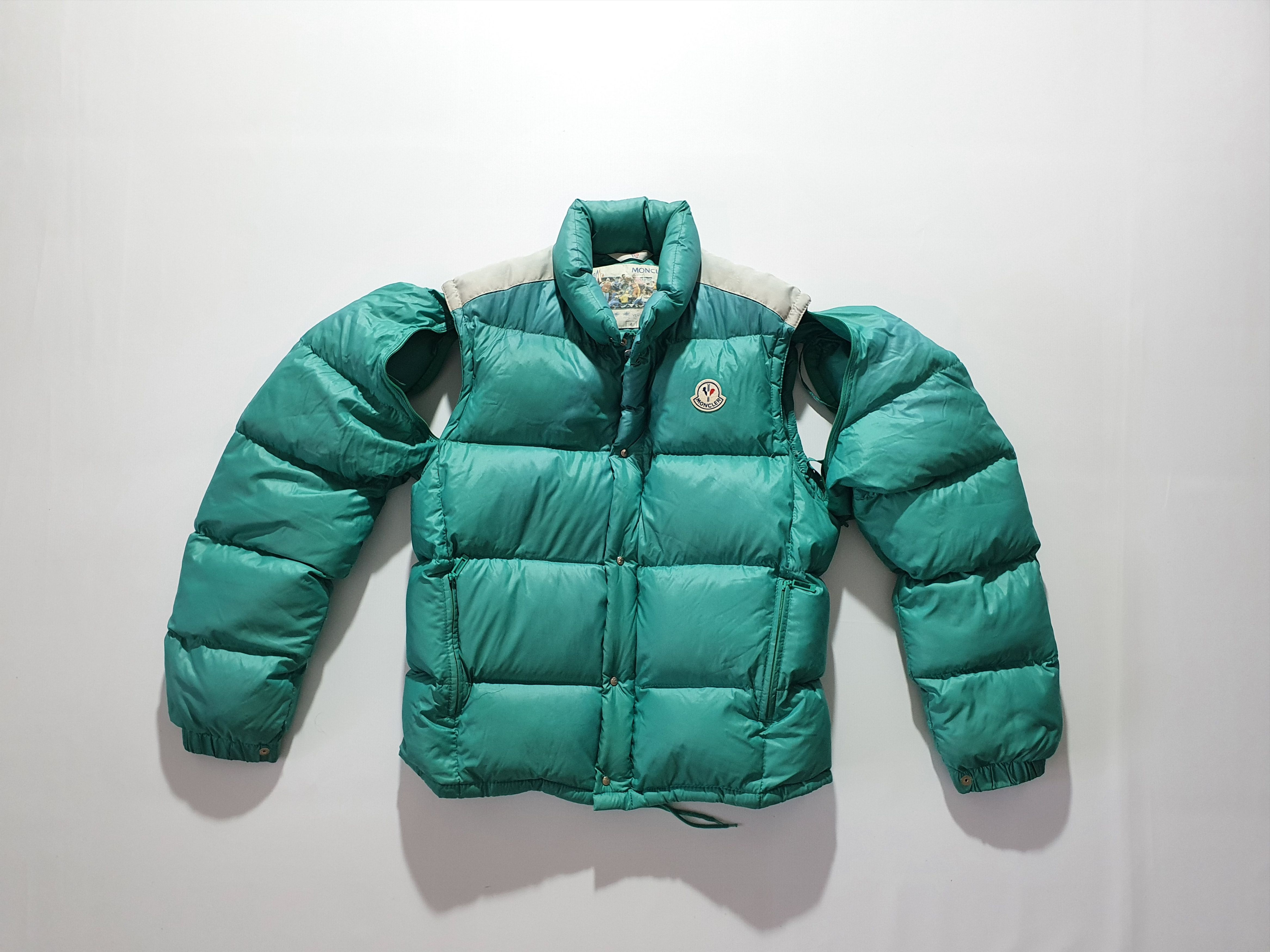 Moncler × Vintage 80s Detachable Arms Moncler Grenoble Down Vest Jacket/Vest Size US M / EU 48-50 / 2 - 3 Thumbnail