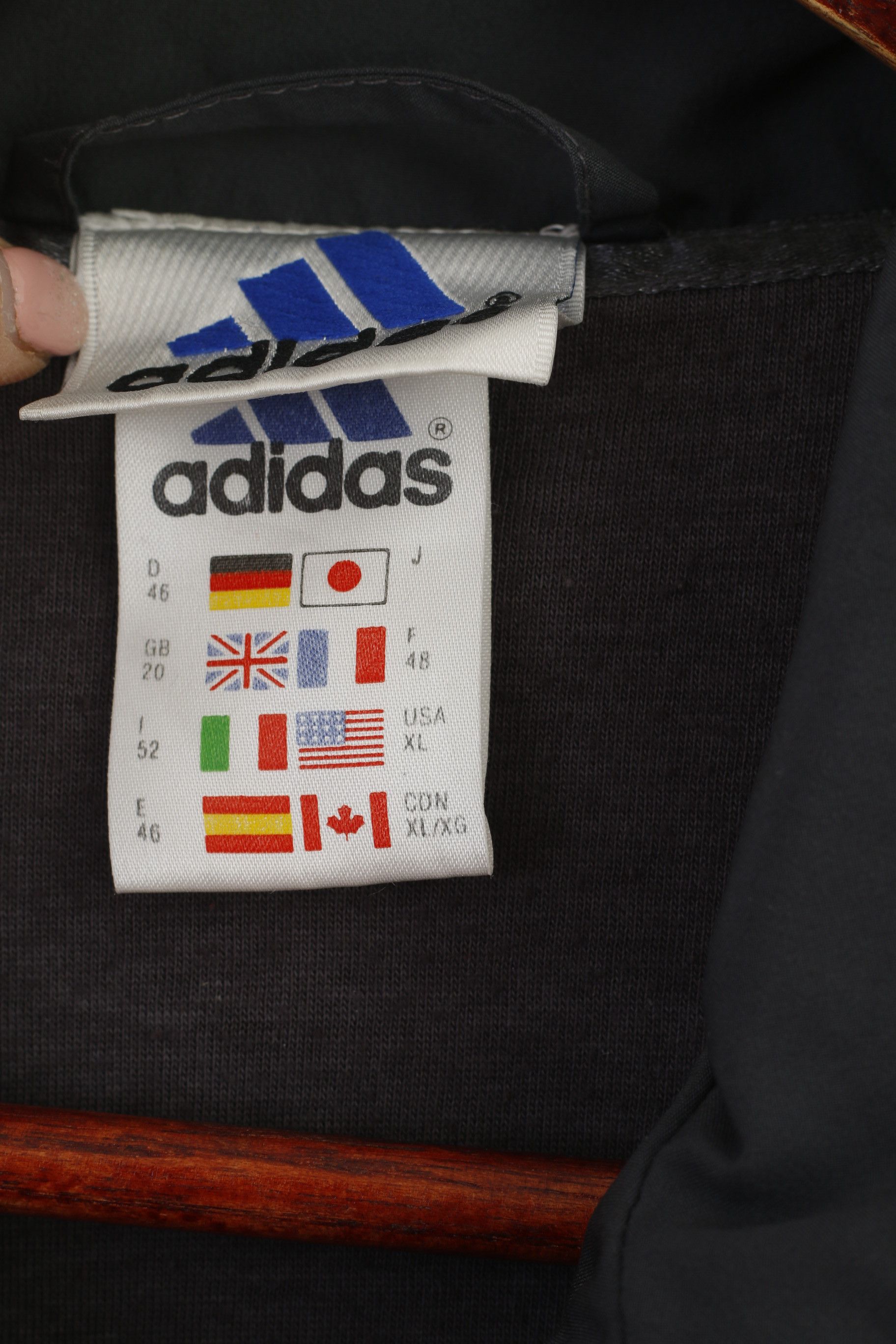 Adidas Adidas Women 20 XL Jacket Grey Vintage 1127 Size XL / US 12-14 / IT 48-50 - 4 Thumbnail
