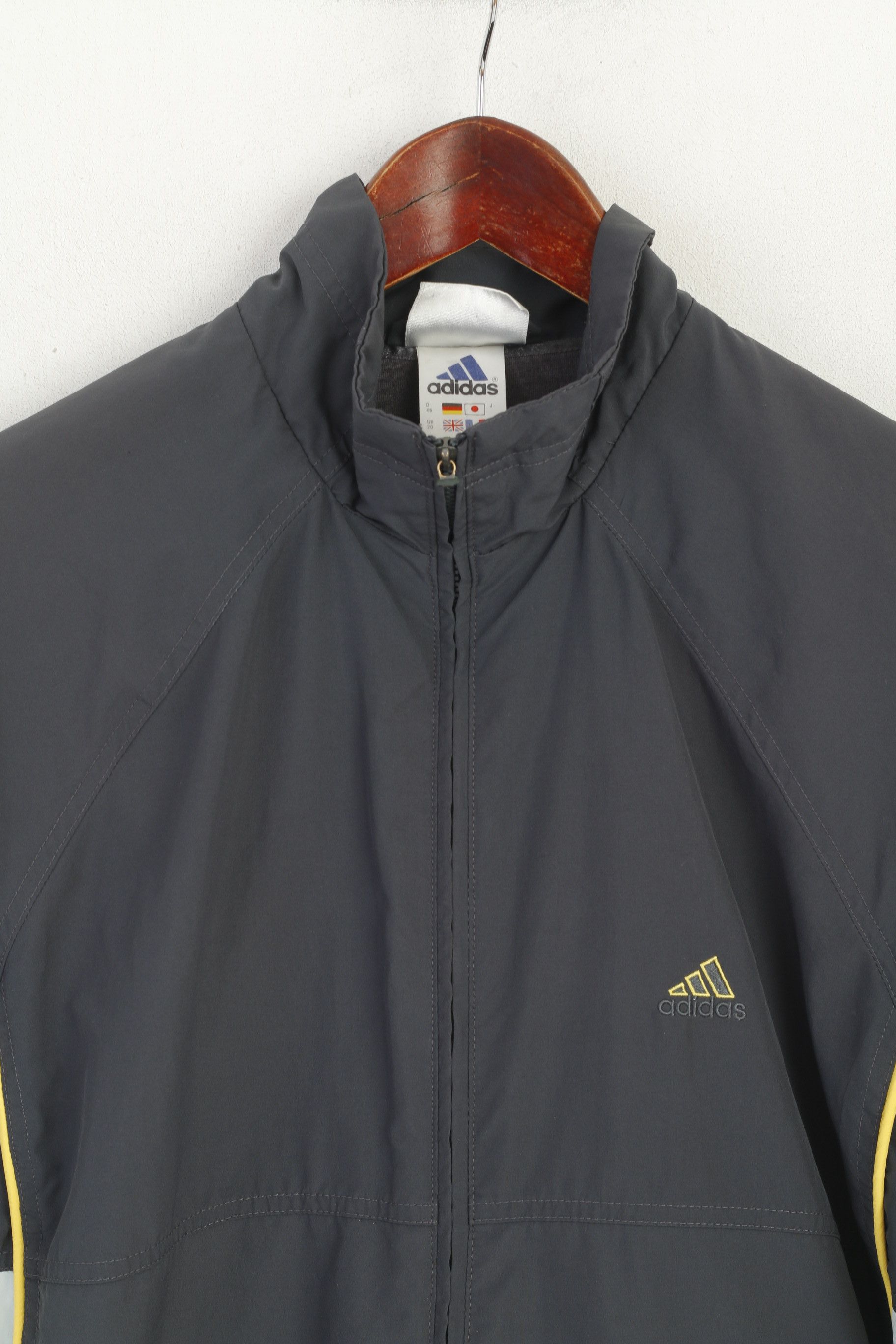 Adidas Adidas Women 20 XL Jacket Grey Vintage 1127 Size XL / US 12-14 / IT 48-50 - 3 Thumbnail