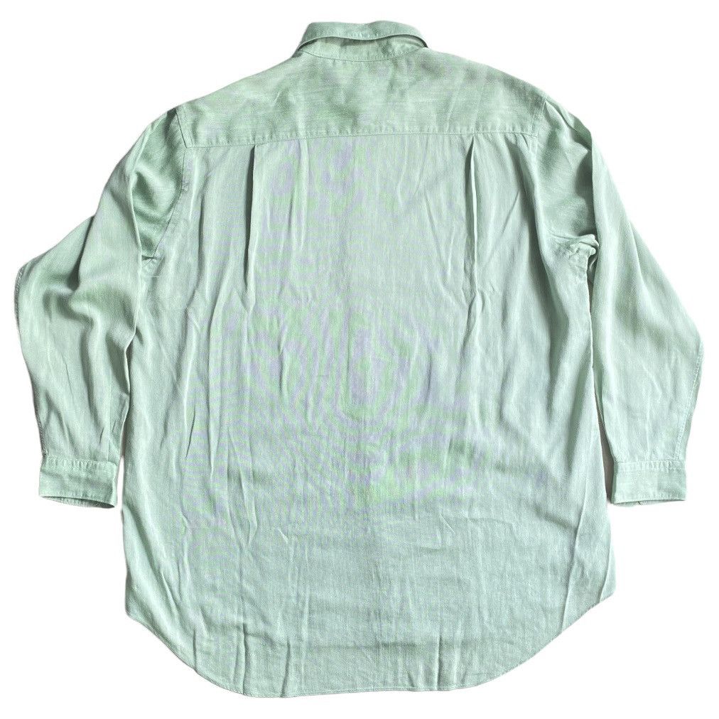 Yohji Yamamoto Y’s Mint Green Rayon Blend Oversize Shirt Size US L / EU 52-54 / 3 - 2 Thumbnail