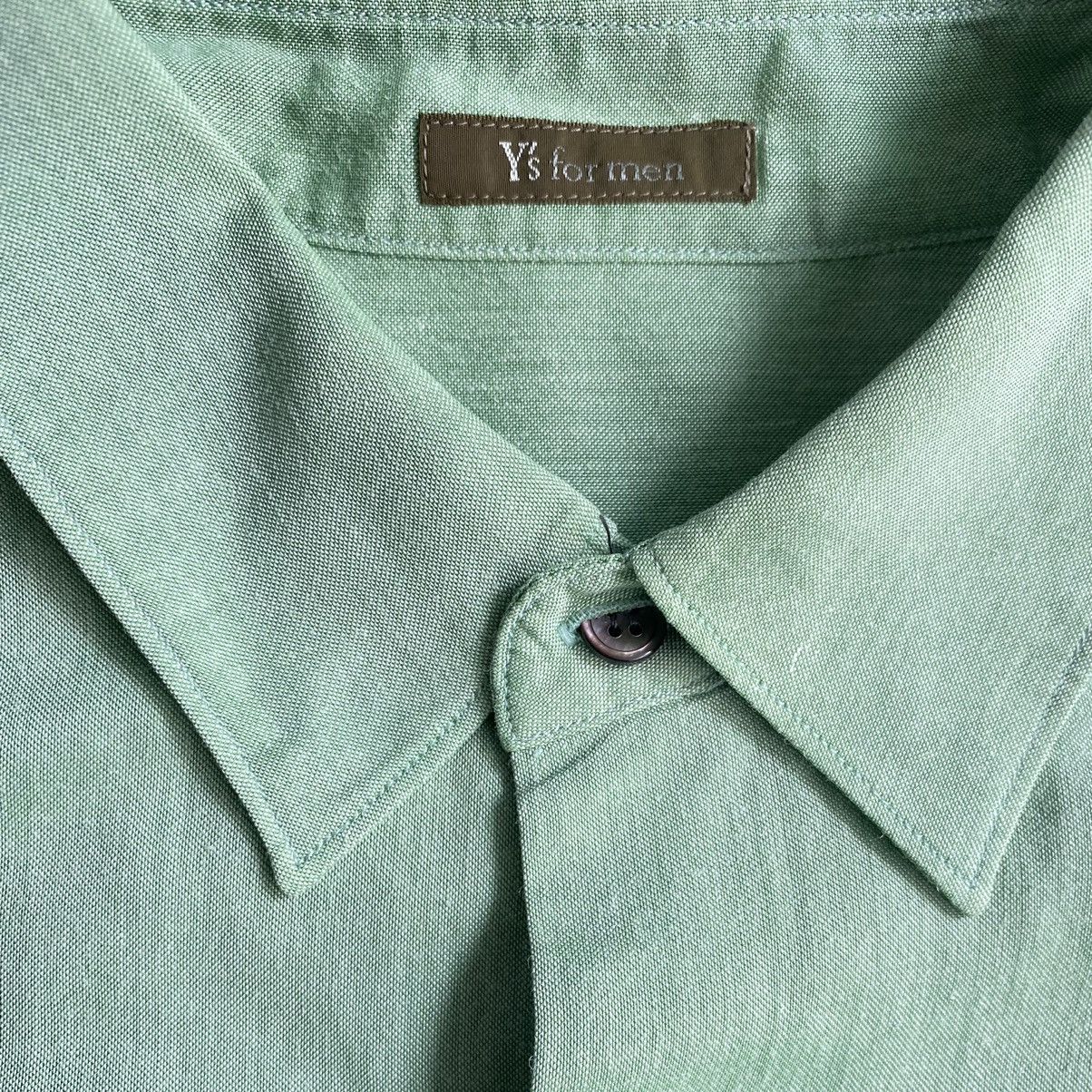 Yohji Yamamoto Y’s Mint Green Rayon Blend Oversize Shirt Size US L / EU 52-54 / 3 - 3 Thumbnail