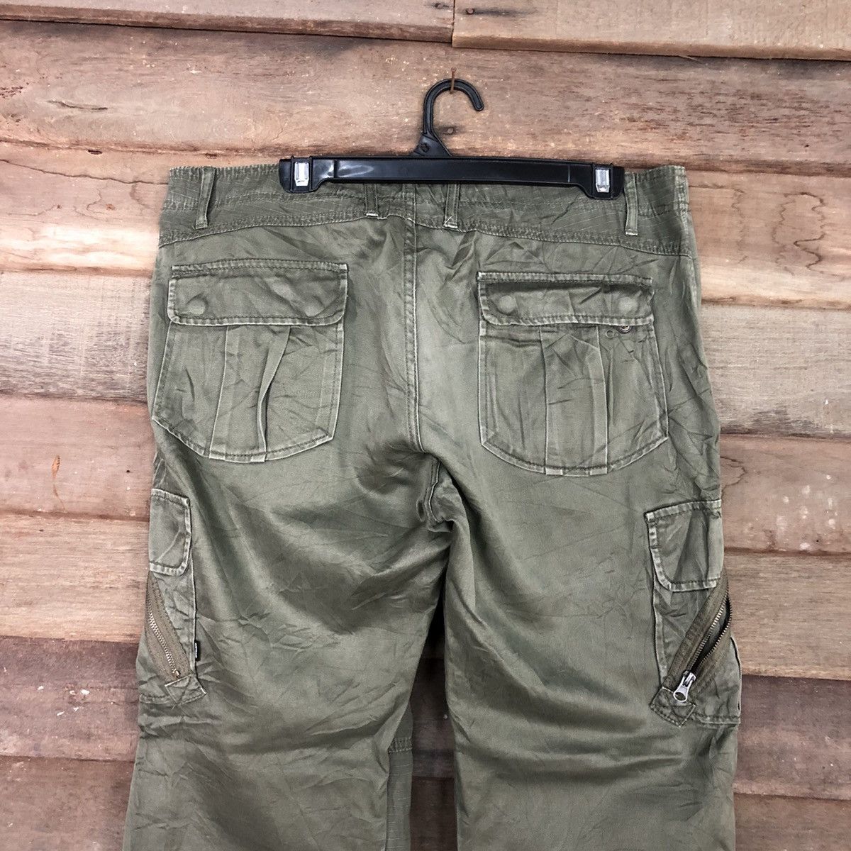 Airwalk DL Airwalk Green Multipocket Tactical Cargo Pants #c974 Size US 34 / EU 50 - 9 Thumbnail
