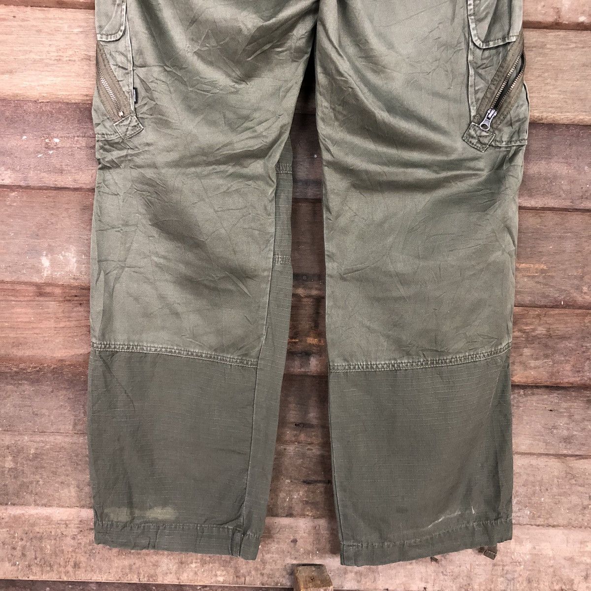 Airwalk DL Airwalk Green Multipocket Tactical Cargo Pants #c974 Size US 34 / EU 50 - 10 Thumbnail