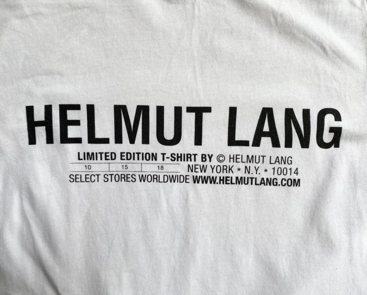 Helmut Lang Helmut Lang Logo Limited Edition T Shirt Size US XS / EU 42 / 0 - 3 Thumbnail