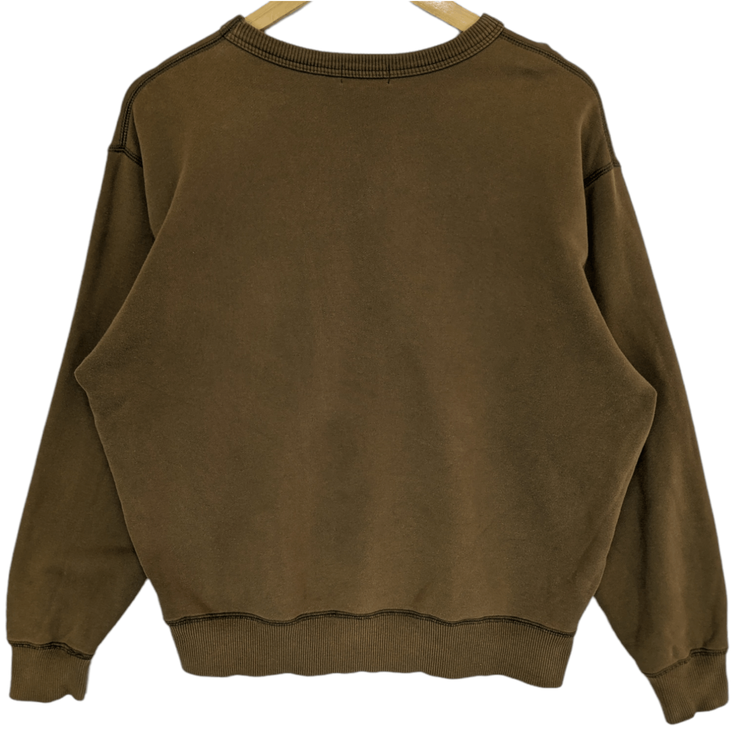 Uniqlo Vintage 90's UNIQLO Green Plain Jumper Sweatshirt Size US M / EU 48-50 / 2 - 6 Thumbnail