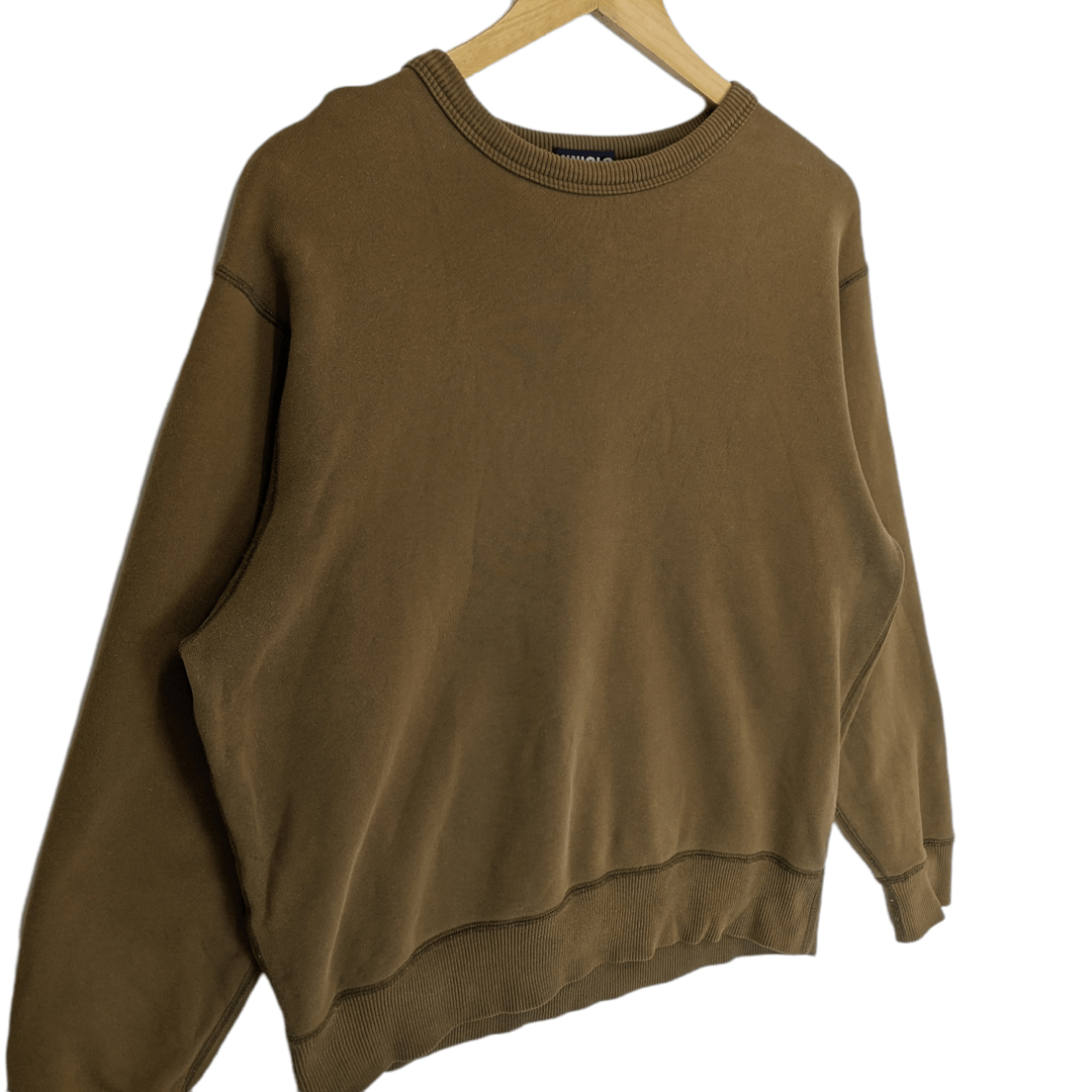 Uniqlo Vintage 90's UNIQLO Green Plain Jumper Sweatshirt Size US M / EU 48-50 / 2 - 3 Thumbnail