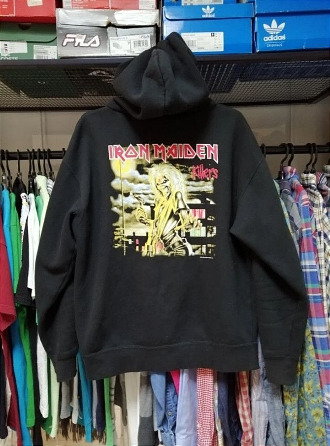 Iron Maiden × Japanese Brand × Vintage Rare Iron Maiden zip hoodie vintage Size US M / EU 48-50 / 2 - 3 Thumbnail