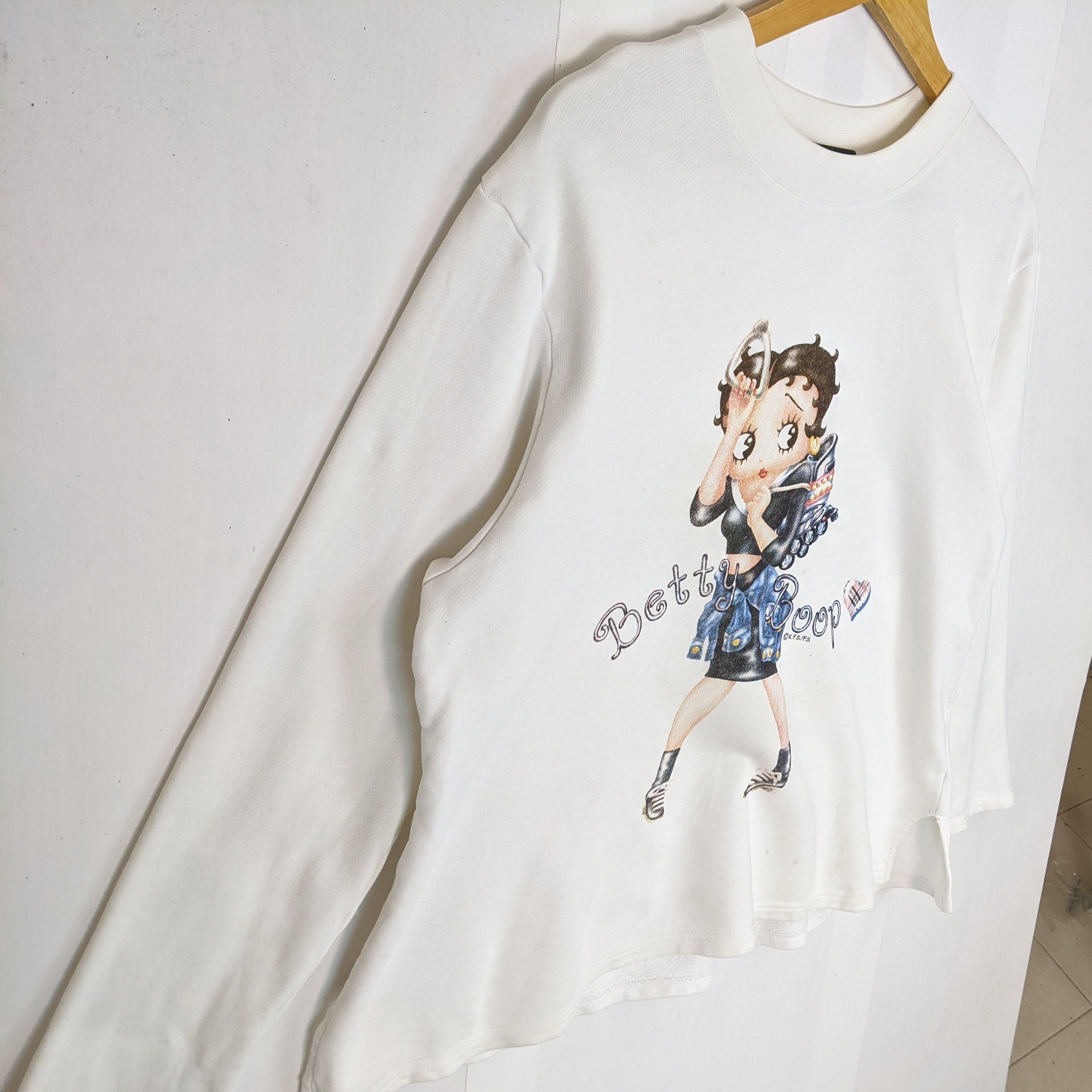 Cartoon Network Vintage BETTY BOOP Jumper Sweatshirt Size XL / US 12-14 / IT 48-50 - 5 Thumbnail