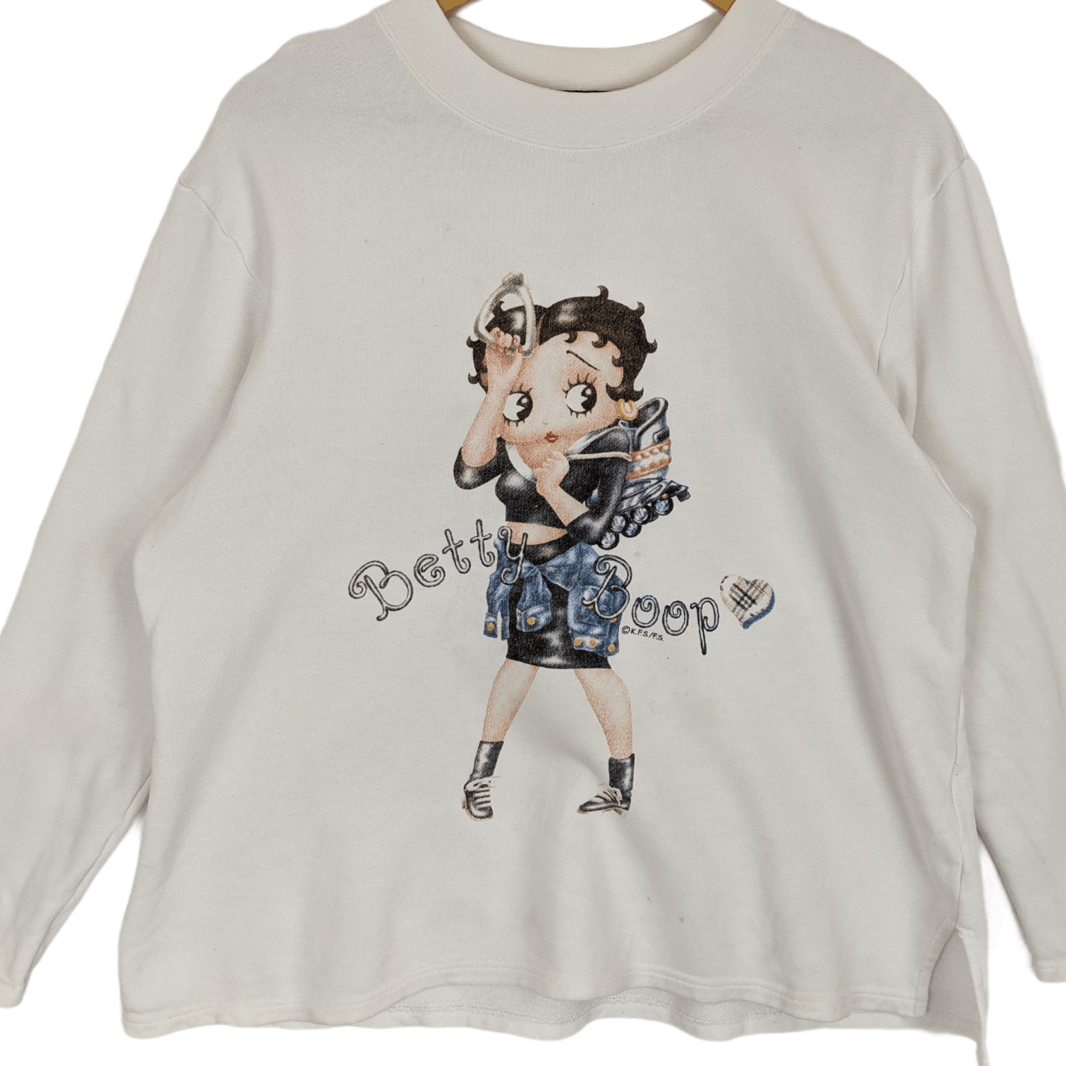 Cartoon Network Vintage BETTY BOOP Jumper Sweatshirt Size XL / US 12-14 / IT 48-50 - 2 Thumbnail