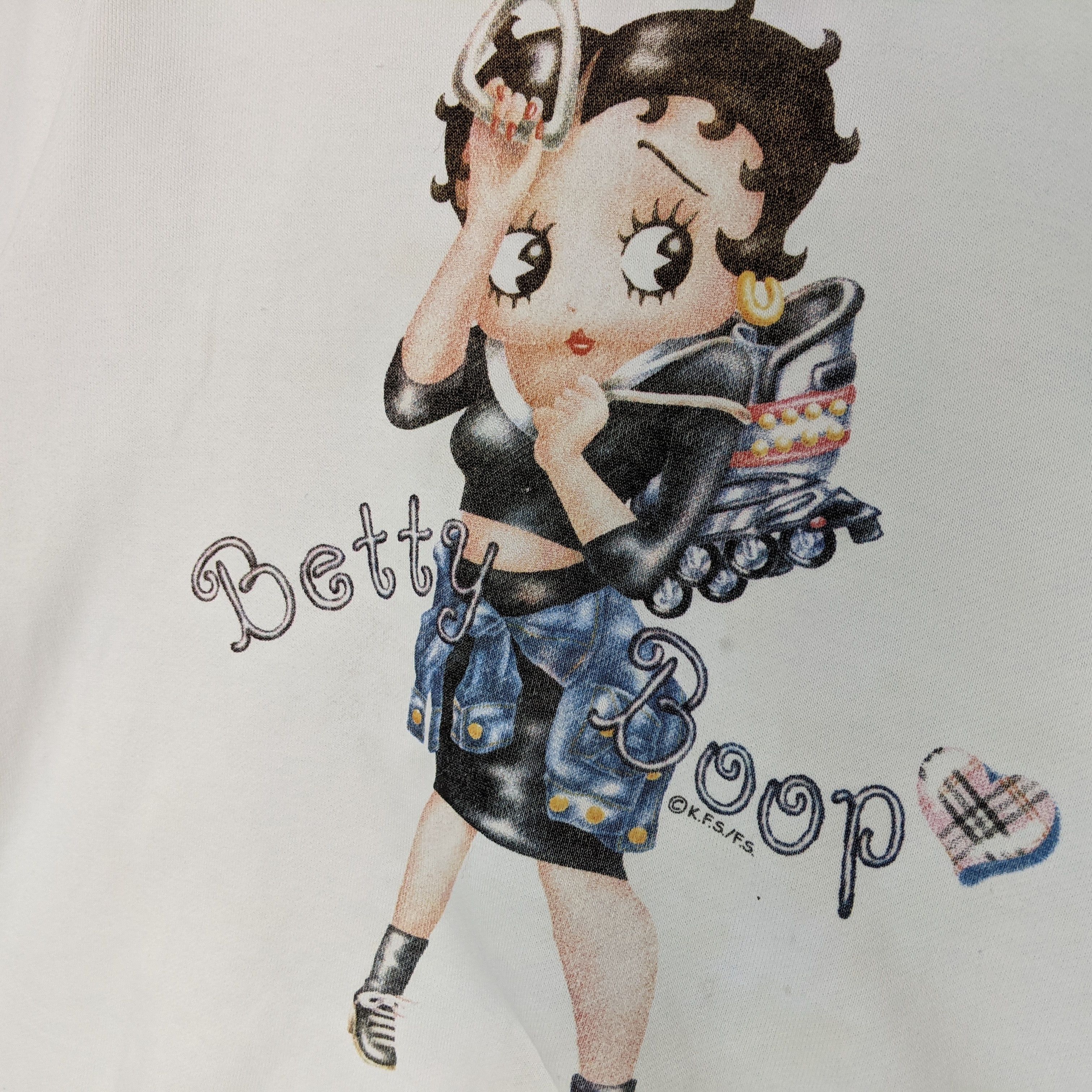 Cartoon Network Vintage BETTY BOOP Jumper Sweatshirt Size XL / US 12-14 / IT 48-50 - 4 Thumbnail