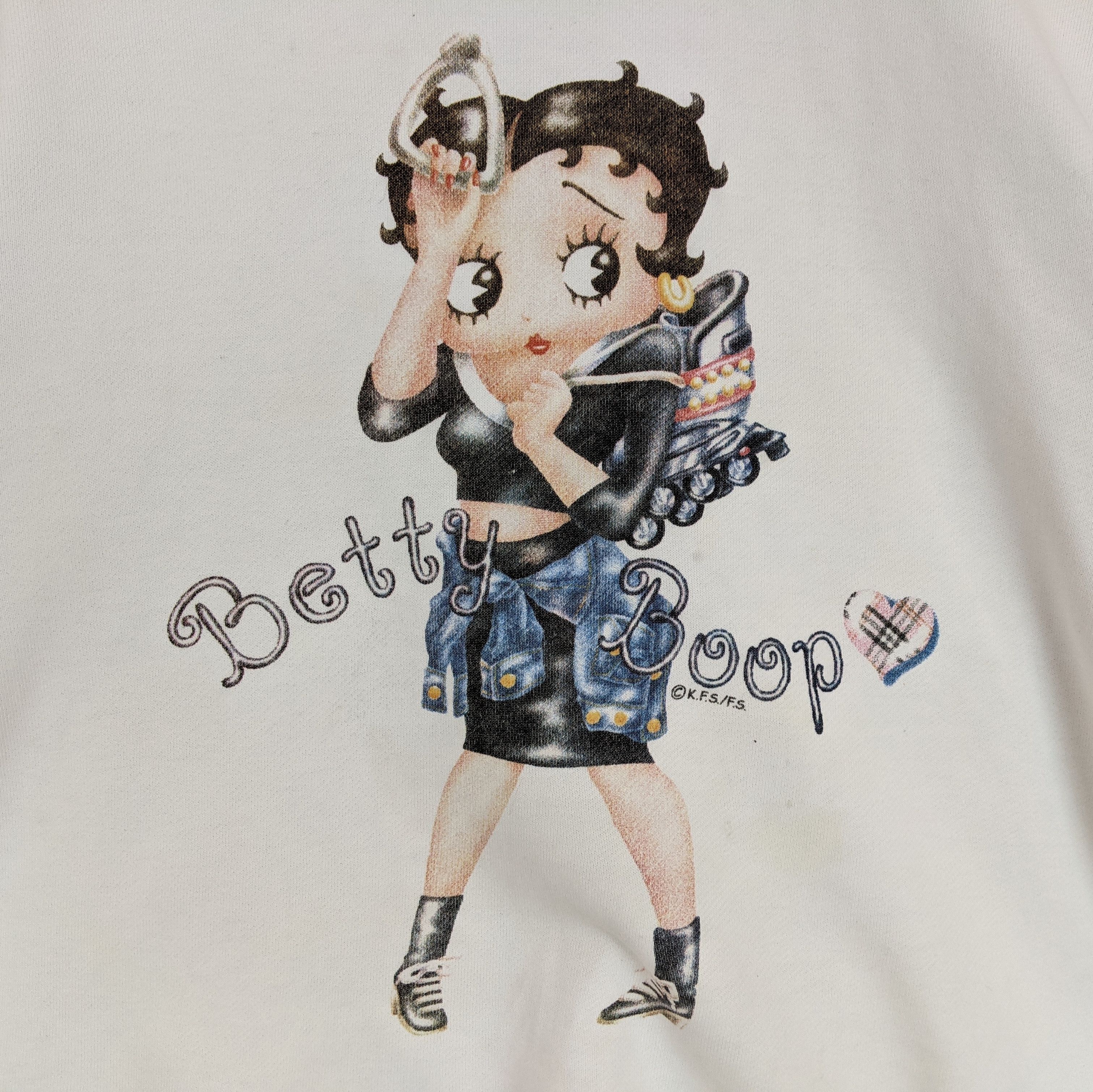 Cartoon Network Vintage BETTY BOOP Jumper Sweatshirt Size XL / US 12-14 / IT 48-50 - 3 Thumbnail