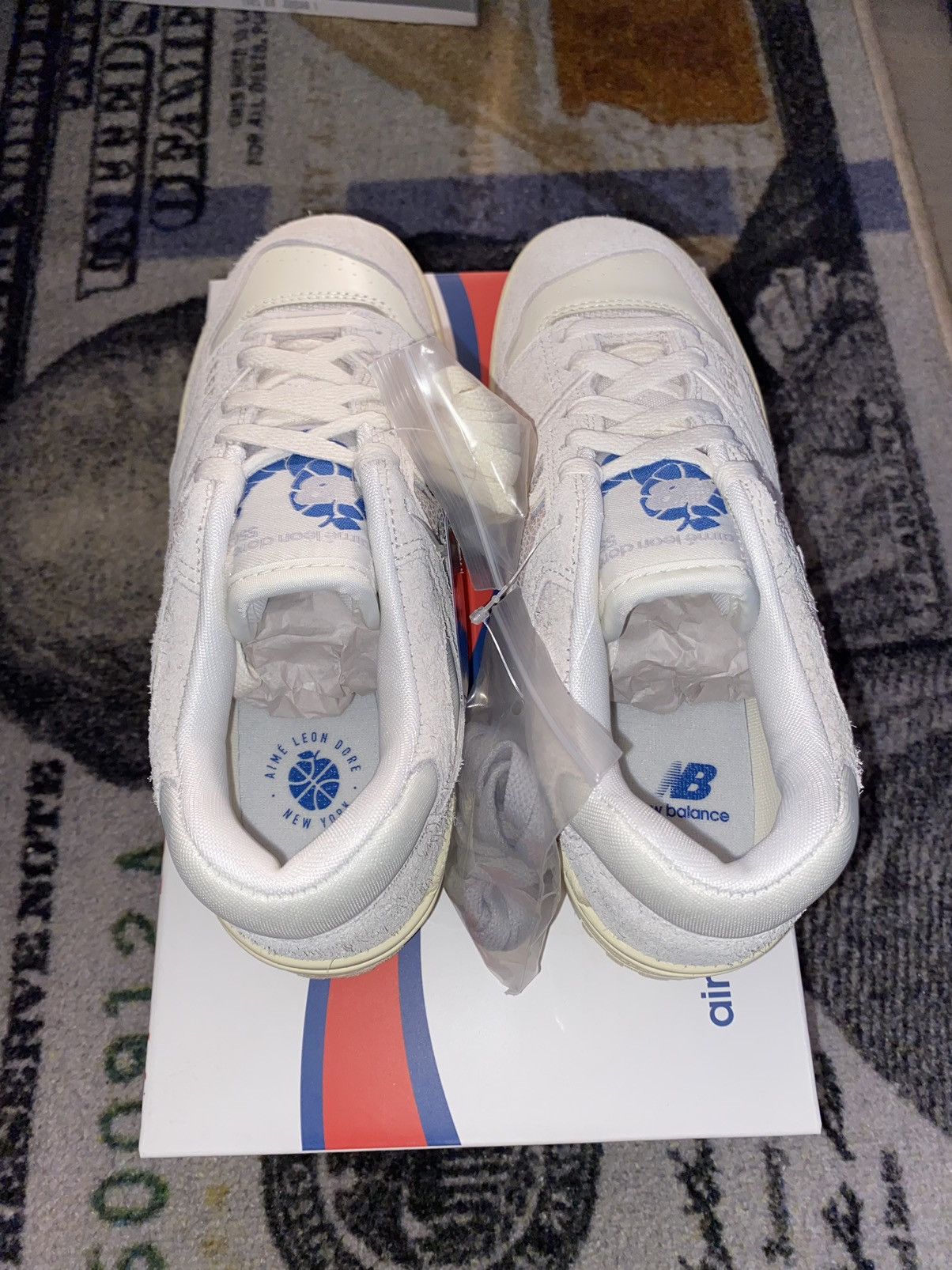 Aime Leon Dore × New Balance New Balance 550 Aime Leon Dore Grey Suede Size US 7 / EU 40 - 4 Thumbnail