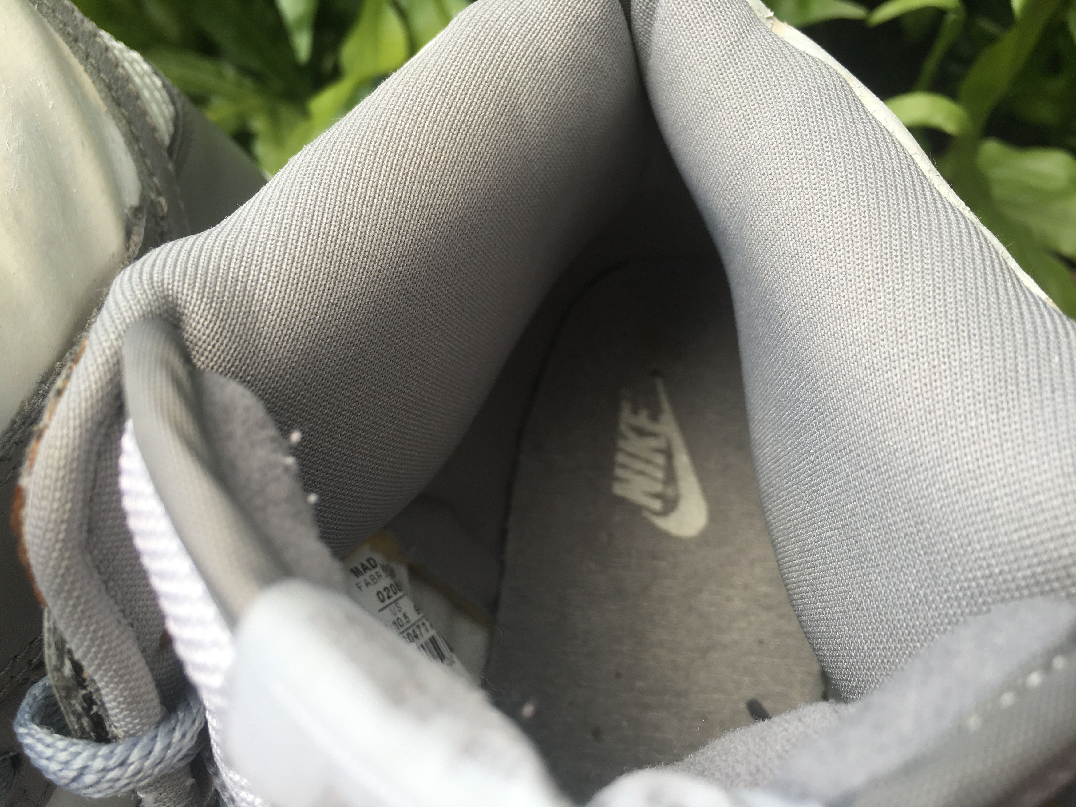 Nike × Vintage 🔥 Rare Vintage Nike Dunk High Medium Grey OG 2002 Size US 10.5 / EU 43-44 - 12 Thumbnail