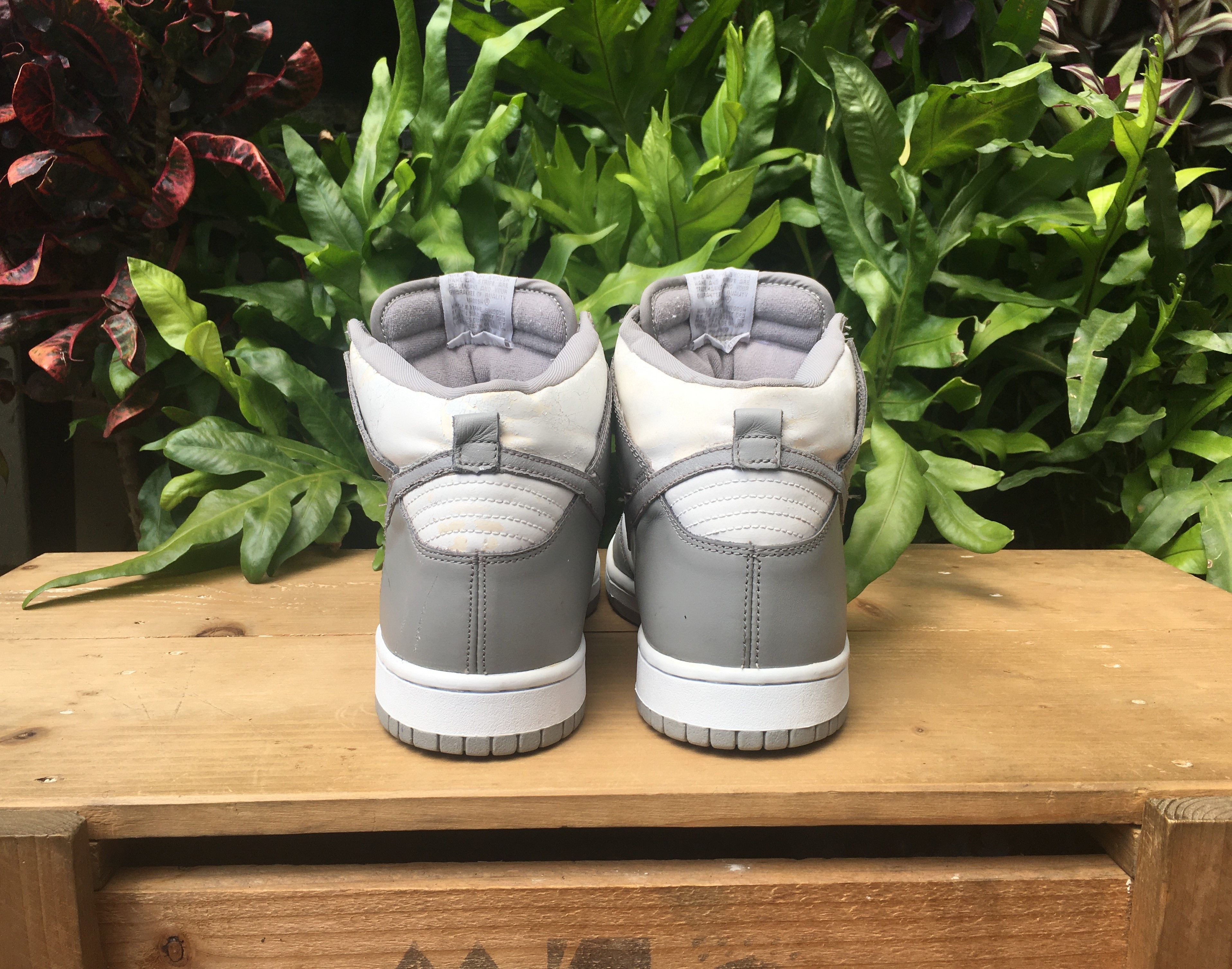 Nike × Vintage 🔥 Rare Vintage Nike Dunk High Medium Grey OG 2002 Size US 10.5 / EU 43-44 - 14 Thumbnail