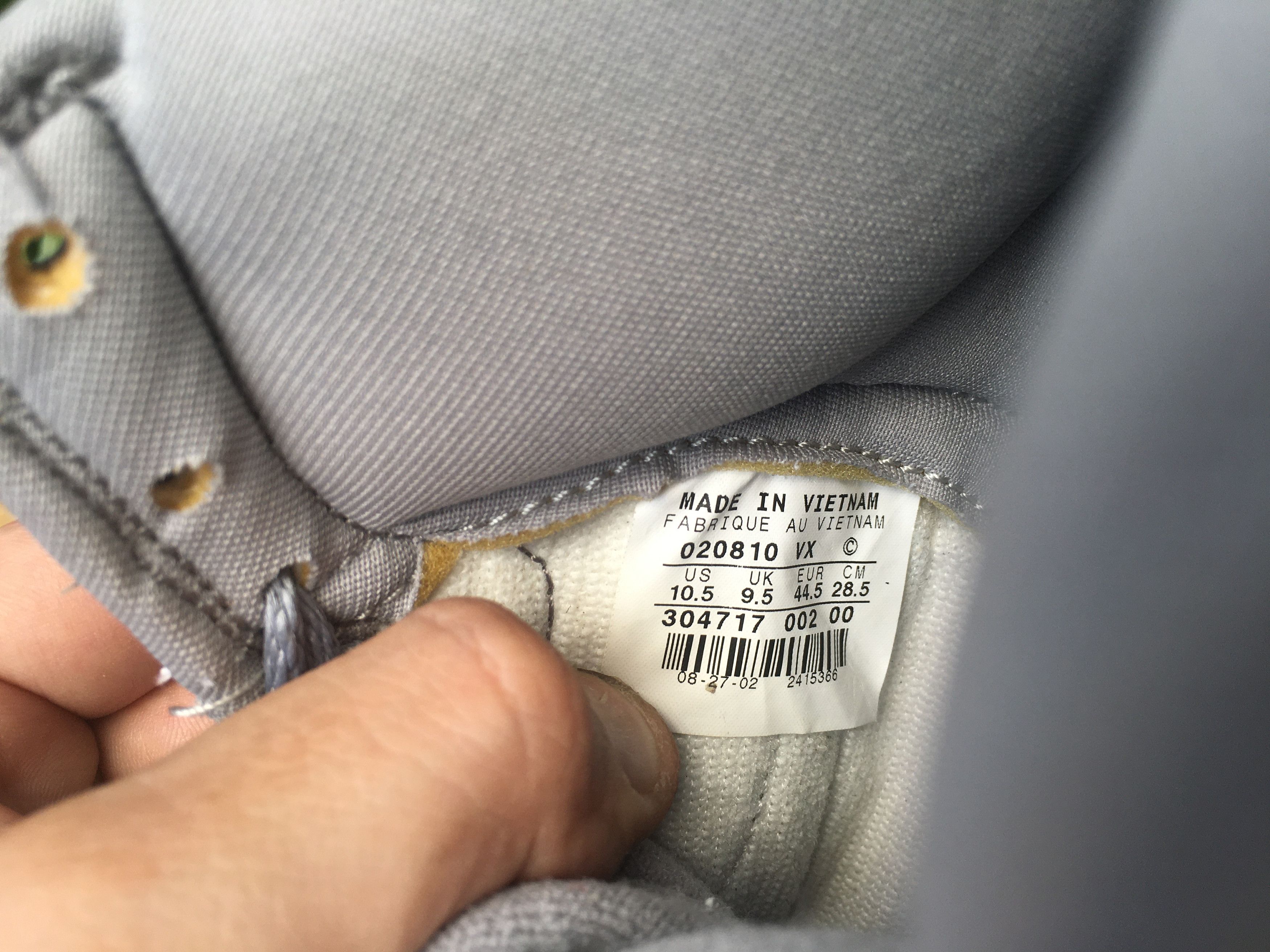 Nike × Vintage 🔥 Rare Vintage Nike Dunk High Medium Grey OG 2002 Size US 10.5 / EU 43-44 - 13 Thumbnail