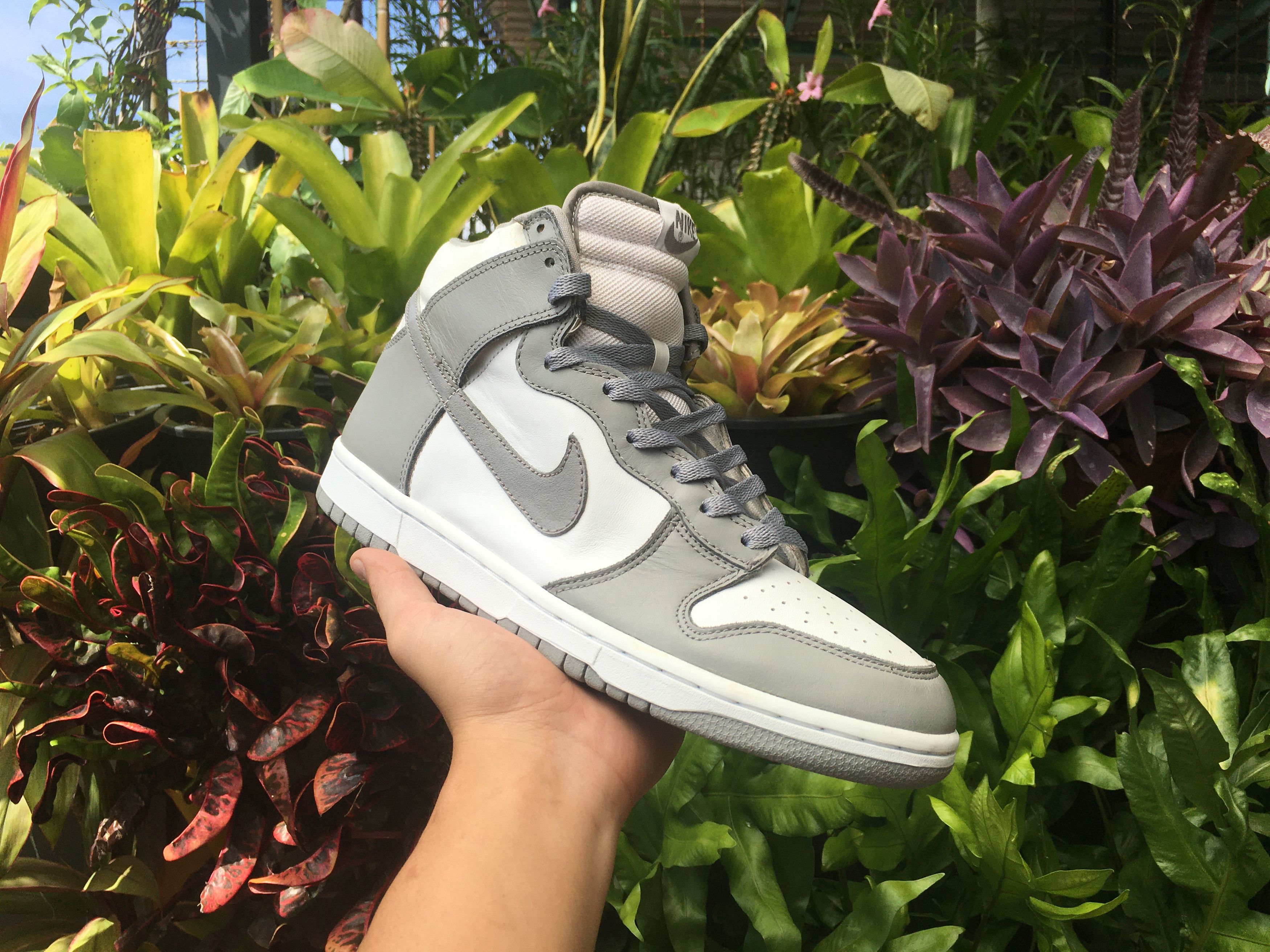 Nike × Vintage 🔥 Rare Vintage Nike Dunk High Medium Grey OG 2002 Size US 10.5 / EU 43-44 - 1 Thumbnail