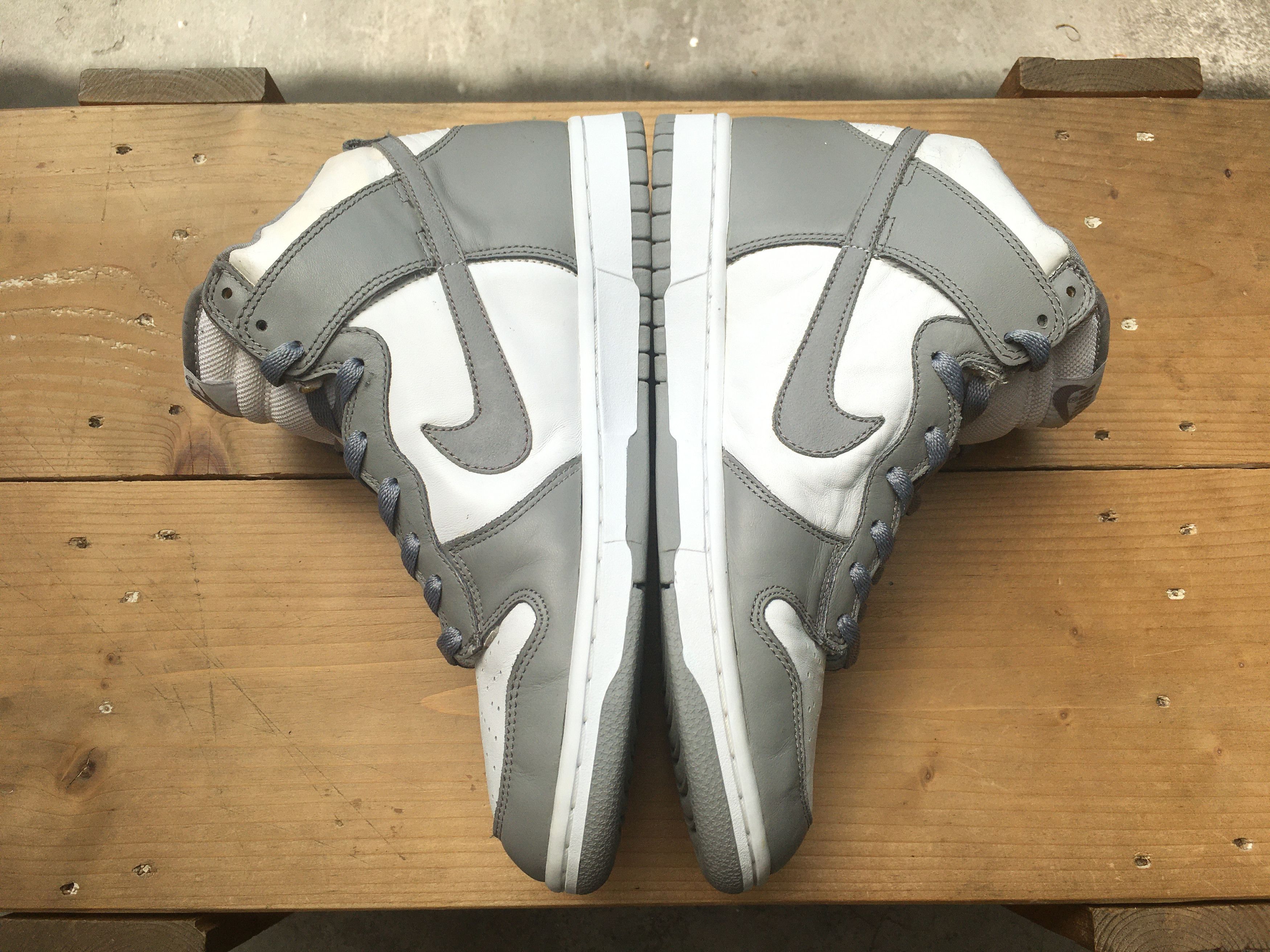 Nike × Vintage 🔥 Rare Vintage Nike Dunk High Medium Grey OG 2002 Size US 10.5 / EU 43-44 - 23 Thumbnail