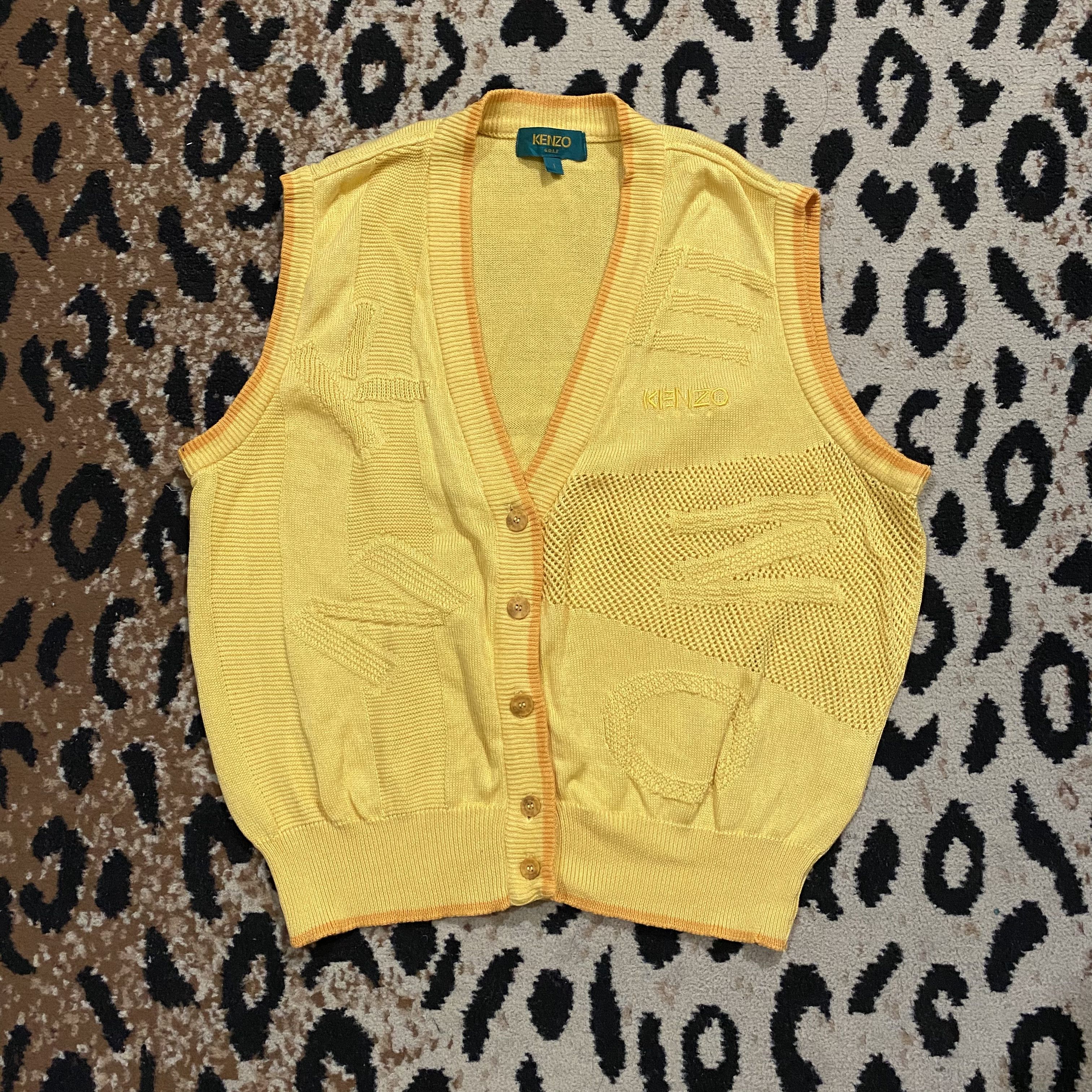 Kenzo KENZO GOLF Vest Knitwear Sweater Size US S / EU 44-46 / 1 - 1 Thumbnail