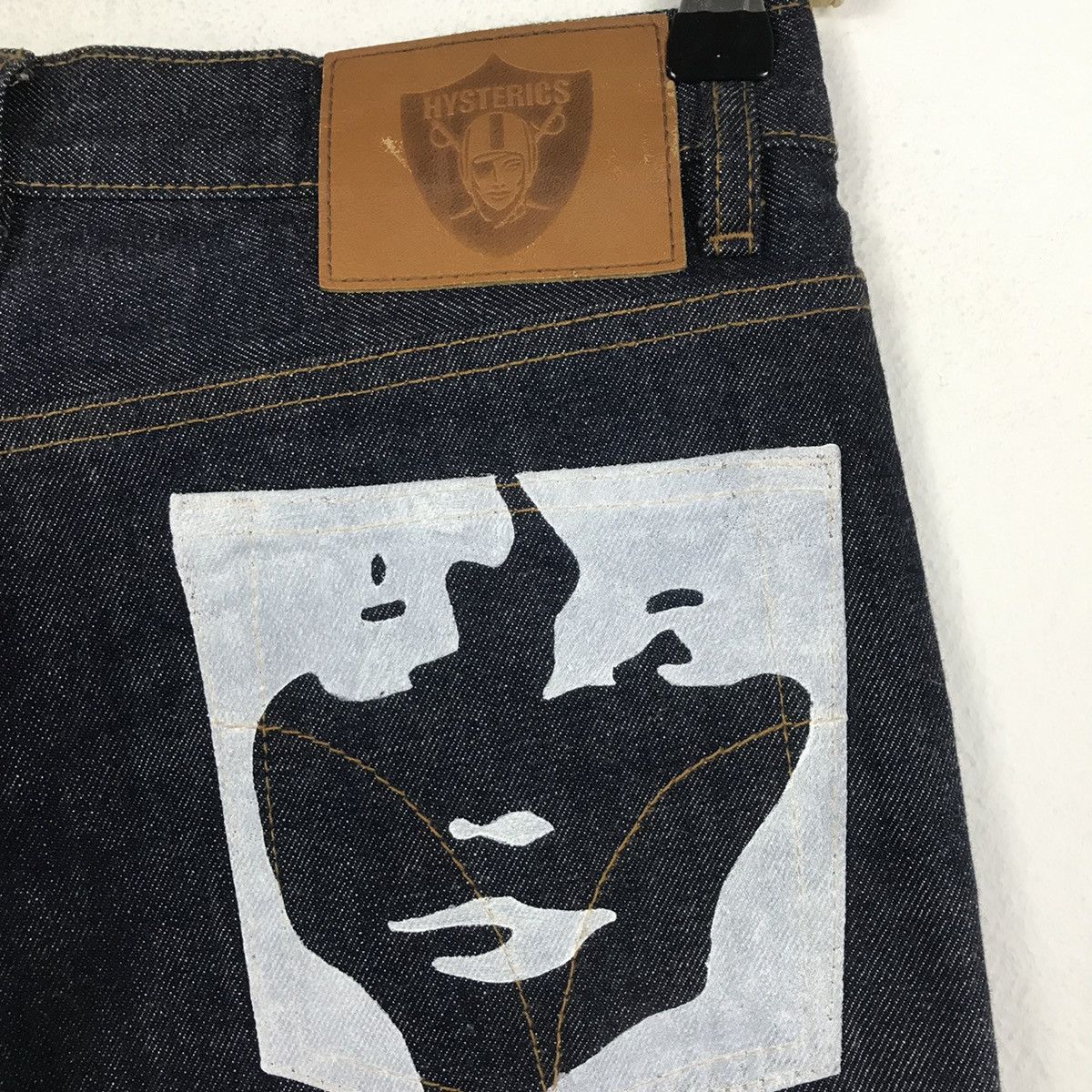 Hysteric Glamour × Japanese Brand 💣OFFER Vtg HYSTERIC GLAMOUR Custom Logo Design Denim Jeans Size US 28 / EU 44 - 8 Thumbnail