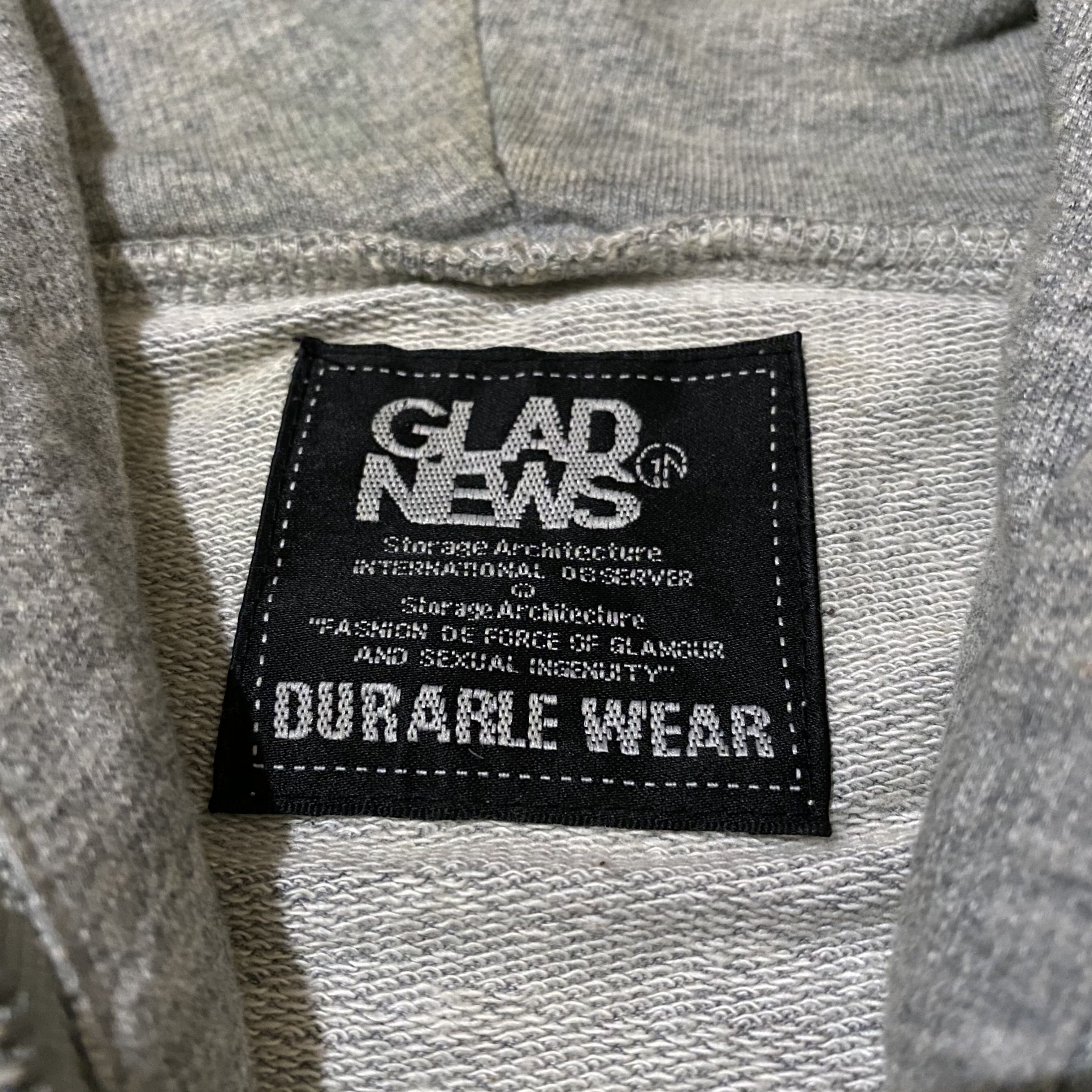 Japanese Brand Glad News Skeleton Full Zip Hoodie Size US M / EU 48-50 / 2 - 8 Thumbnail