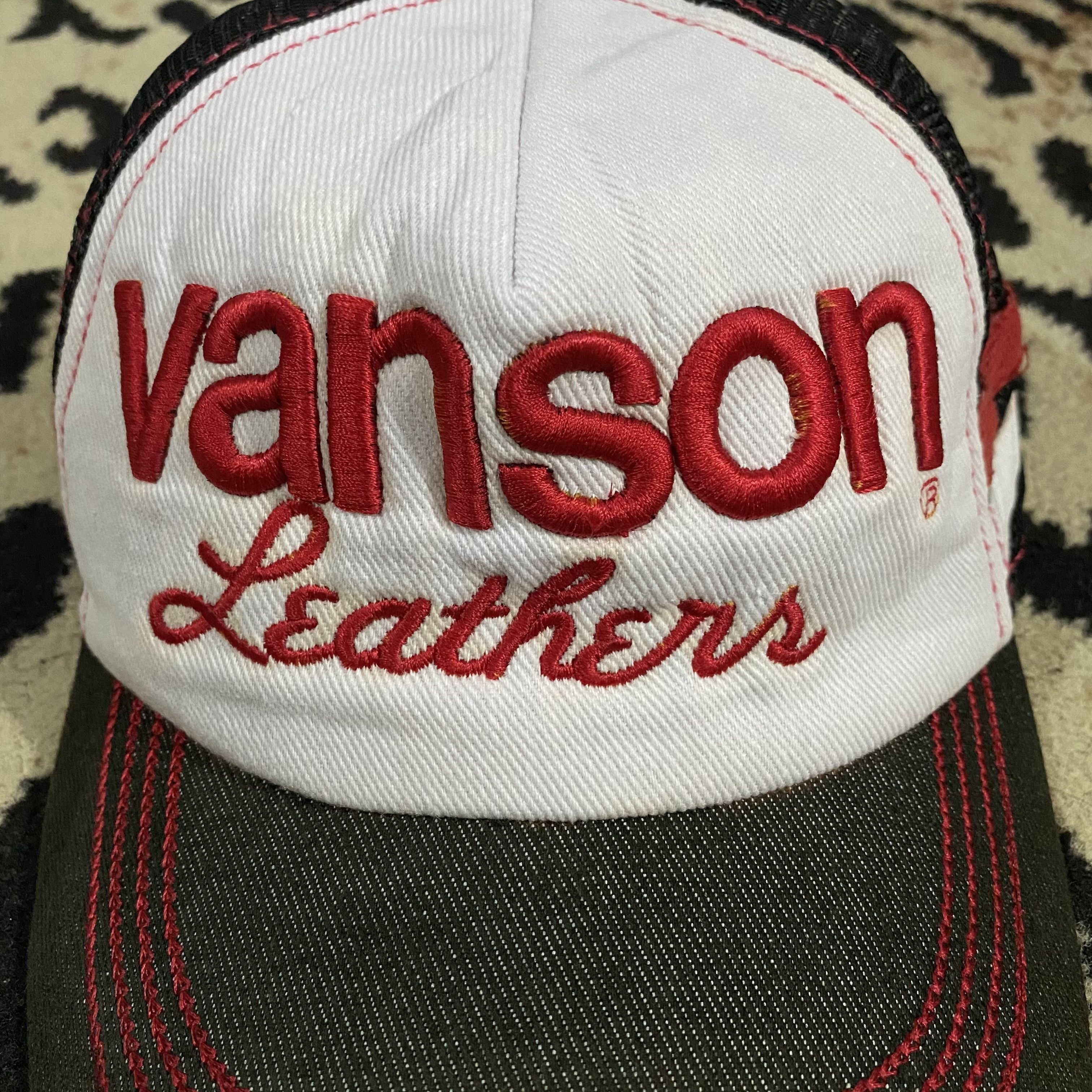Vanson Leathers Vanson Trucker Hat Size ONE SIZE - 3 Thumbnail