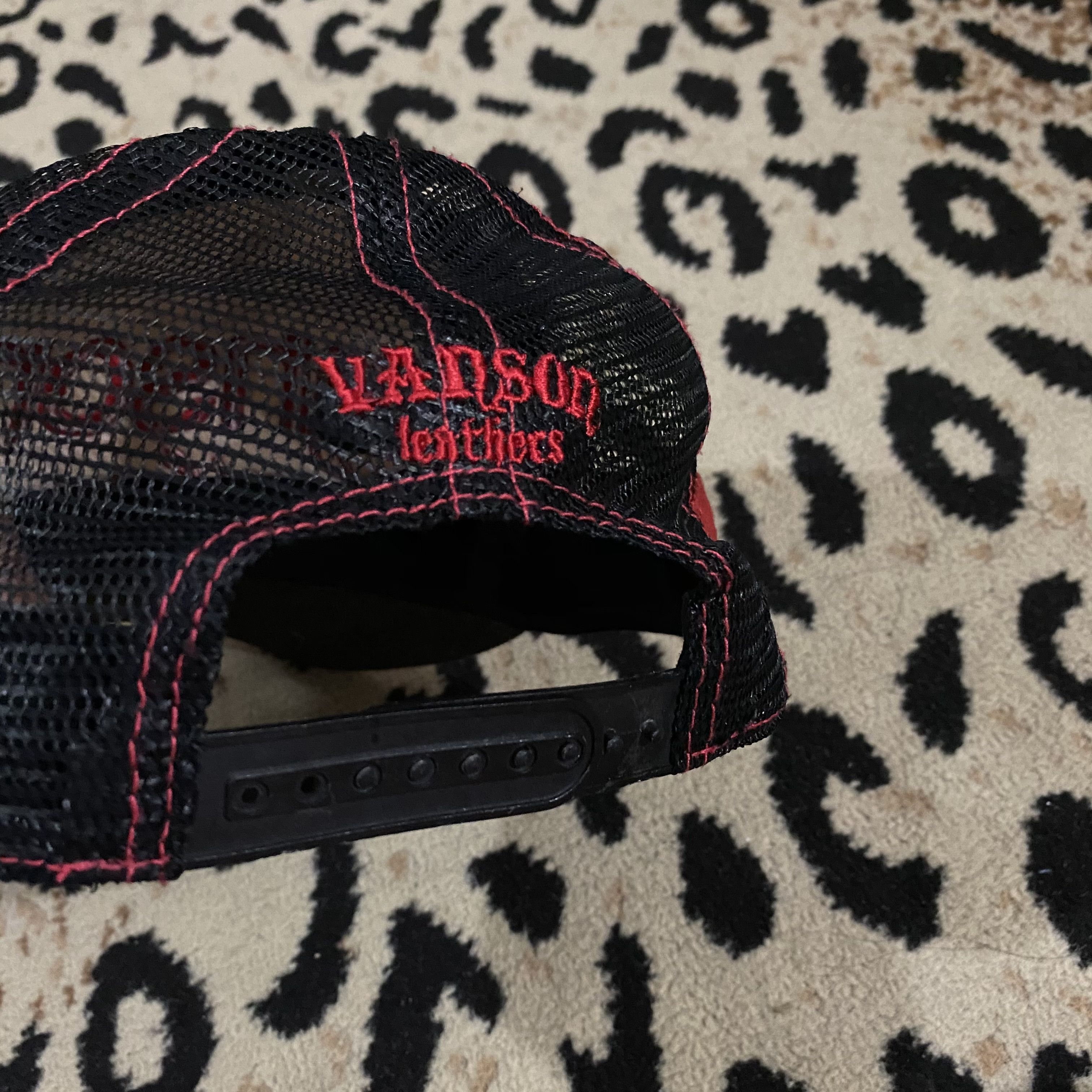 Vanson Leathers Vanson Trucker Hat Size ONE SIZE - 4 Thumbnail