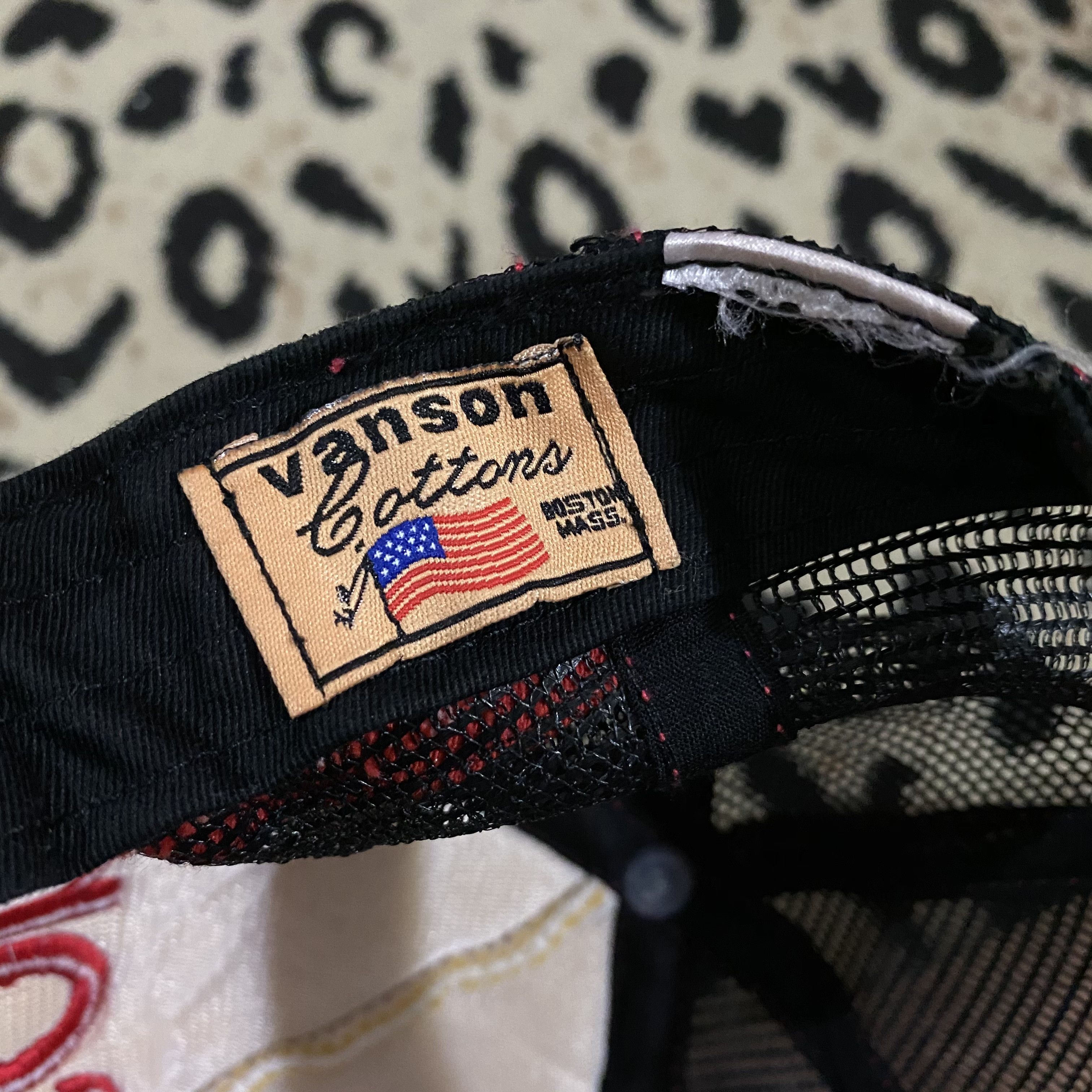 Vanson Leathers Vanson Trucker Hat Size ONE SIZE - 5 Thumbnail