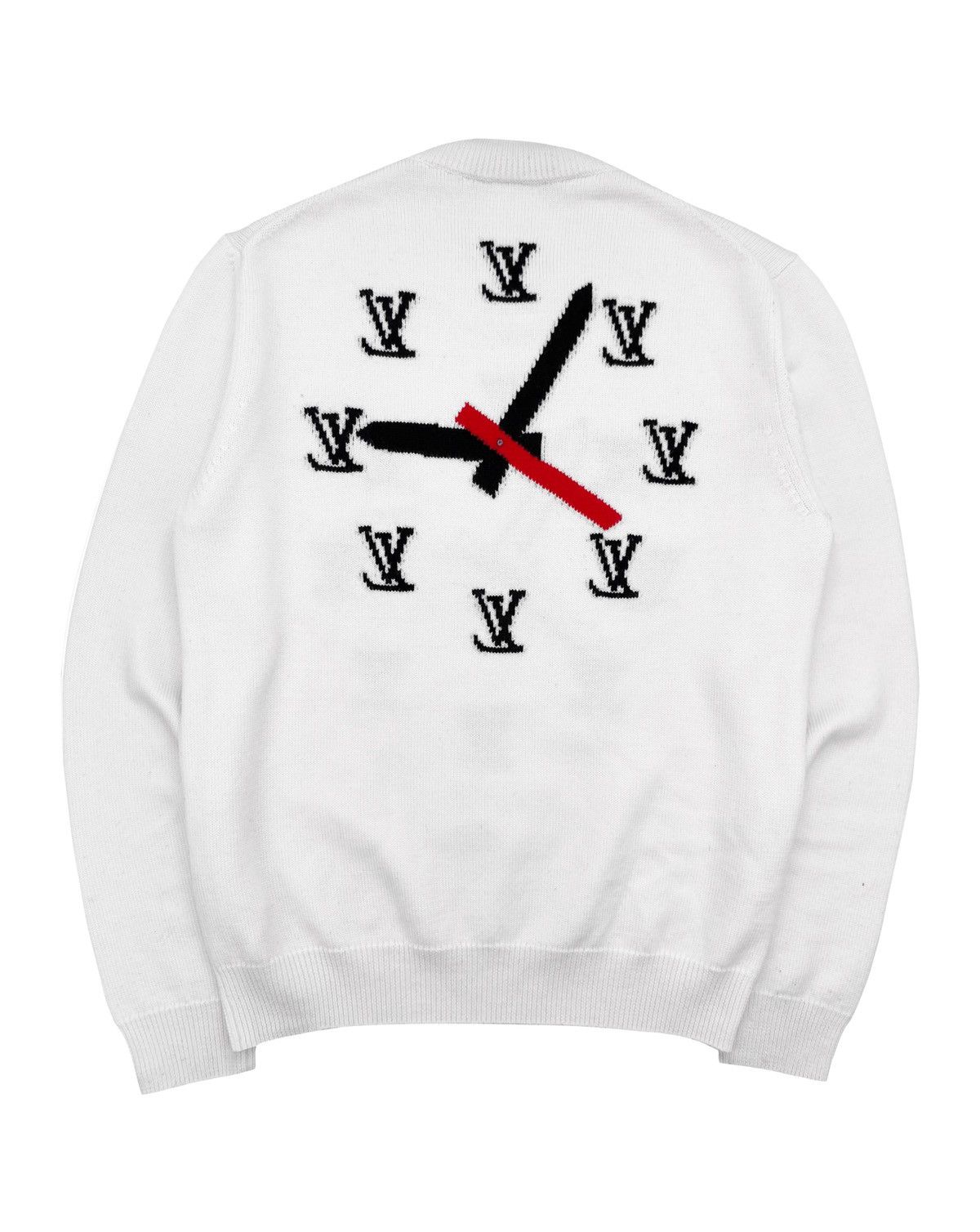 Louis Vuitton SS21 Louis Vuitton Virgil Abloh Clock Intarsia Knit Sweater Size US S / EU 44-46 / 1 - 4 Thumbnail