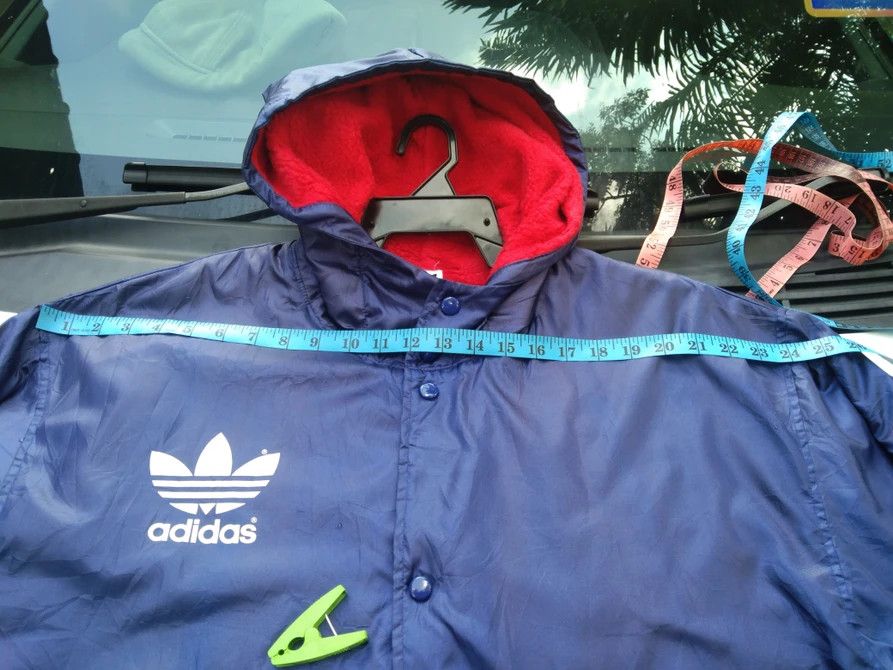 Adidas × Descente VINTAGE ADIDAS BIG LOGO HOODIE SHERPA LONG JACKET Size US XL / EU 56 / 4 - 15 Thumbnail