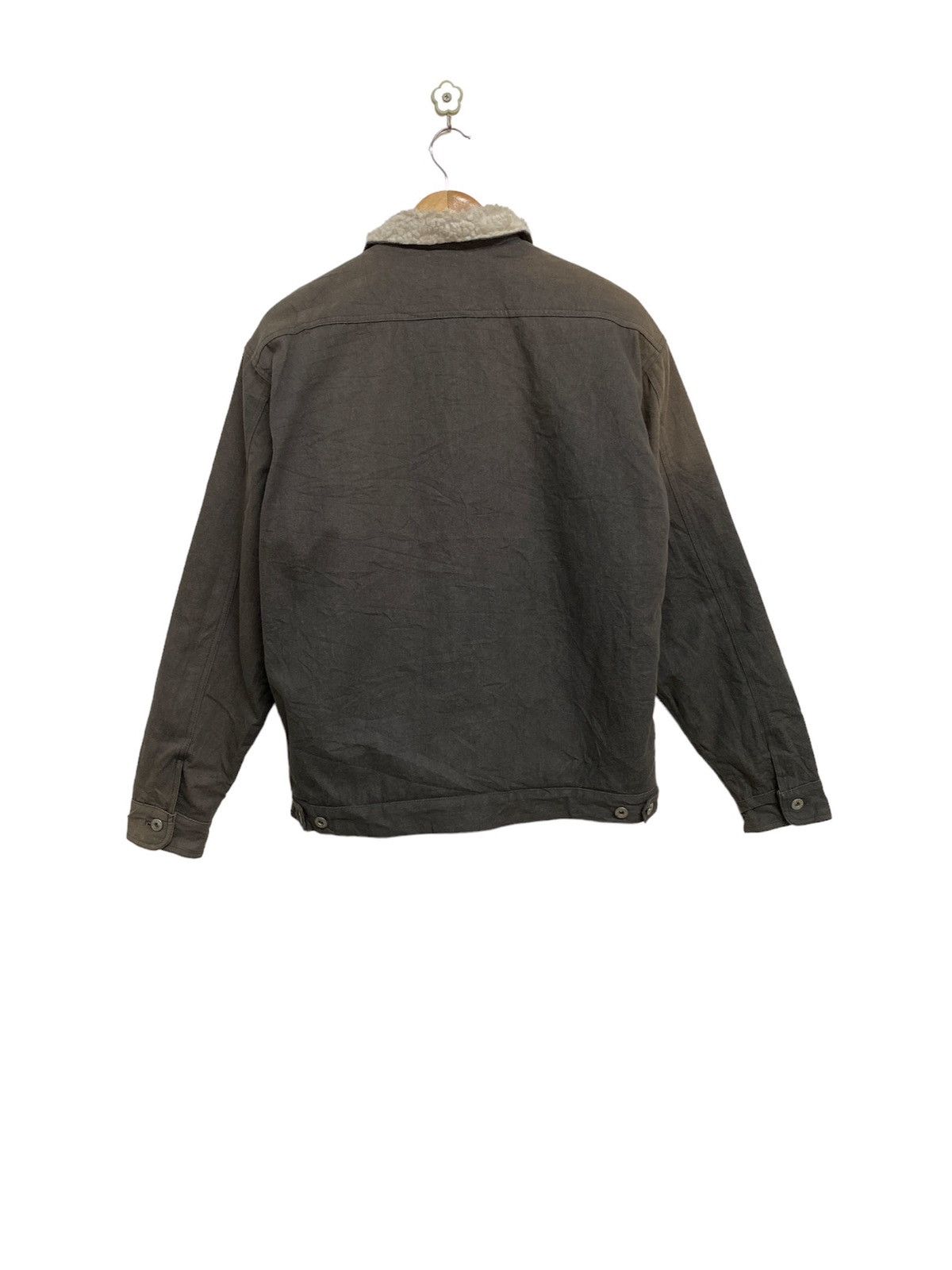 Stussy × Vintage Vintage Stussy Sherpa Denim Jacket Size US L / EU 52-54 / 3 - 6 Thumbnail