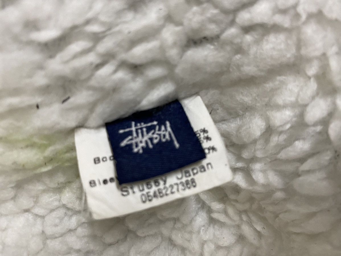 Stussy × Vintage Vintage Stussy Sherpa Denim Jacket Size US L / EU 52-54 / 3 - 9 Thumbnail