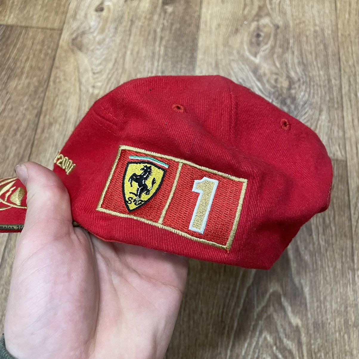 Ferrari Vintage 90s F1 Ferrari Tour Cap Hat Streetwear Hype Size ONE SIZE - 3 Thumbnail