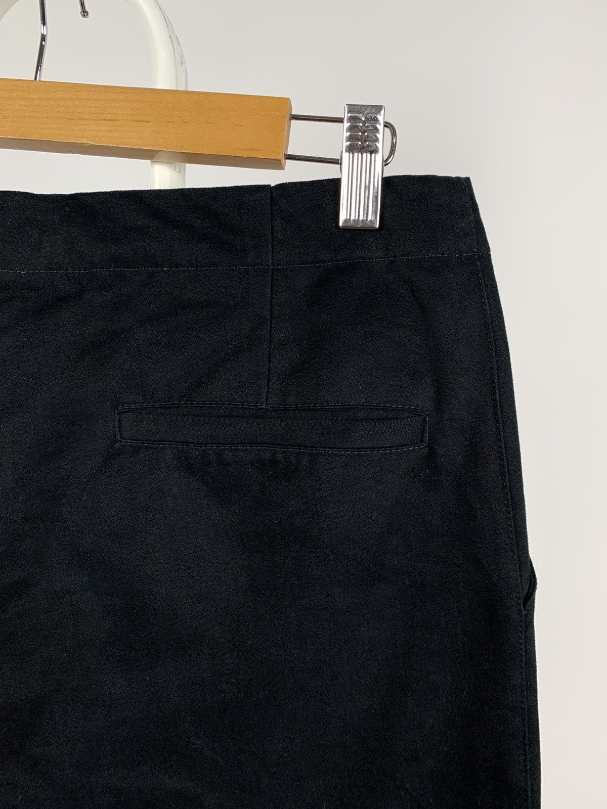 Miu Miu Vintage Miu Miu Velour Black Pants Size US 31 - 19 Thumbnail