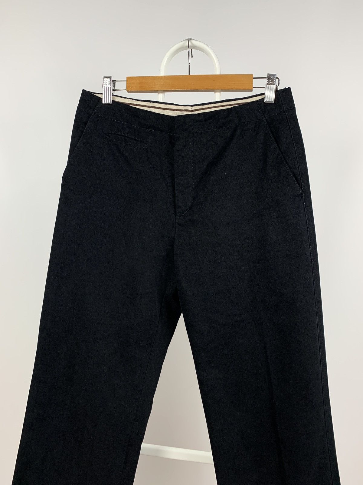 Miu Miu Vintage Miu Miu Velour Black Pants Size US 31 - 7 Thumbnail