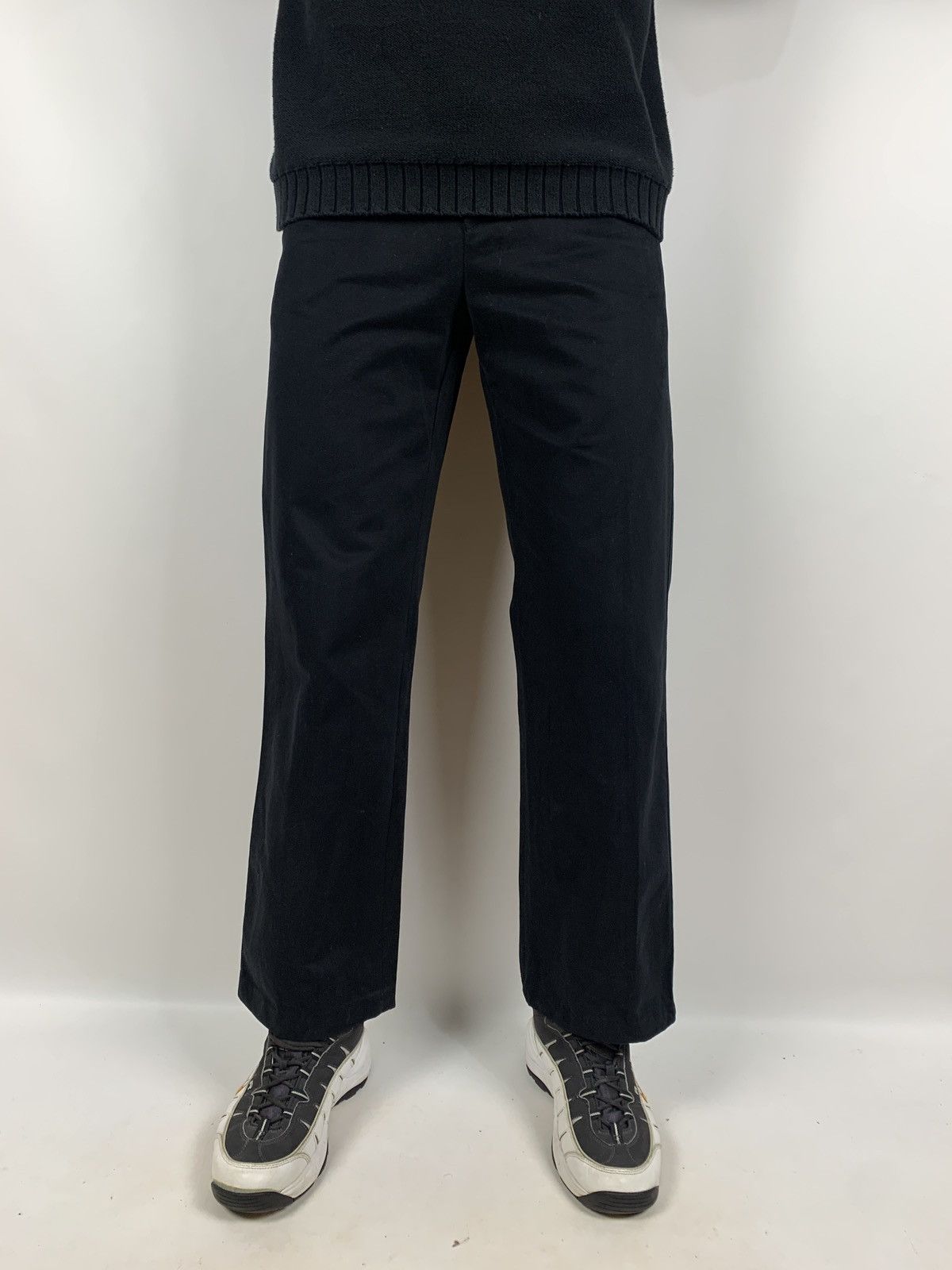 Miu Miu Vintage Miu Miu Velour Black Pants Size US 31 - 1 Thumbnail