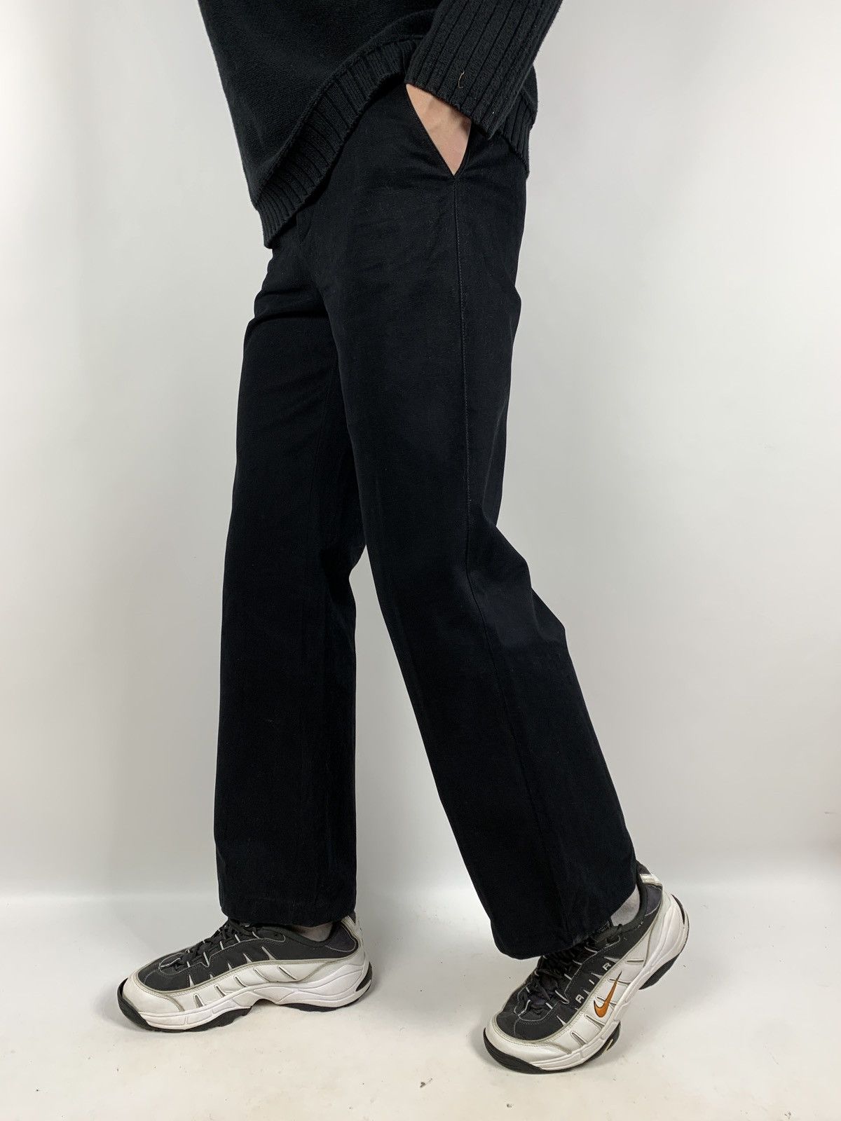 Miu Miu Vintage Miu Miu Velour Black Pants Size US 31 - 2 Thumbnail
